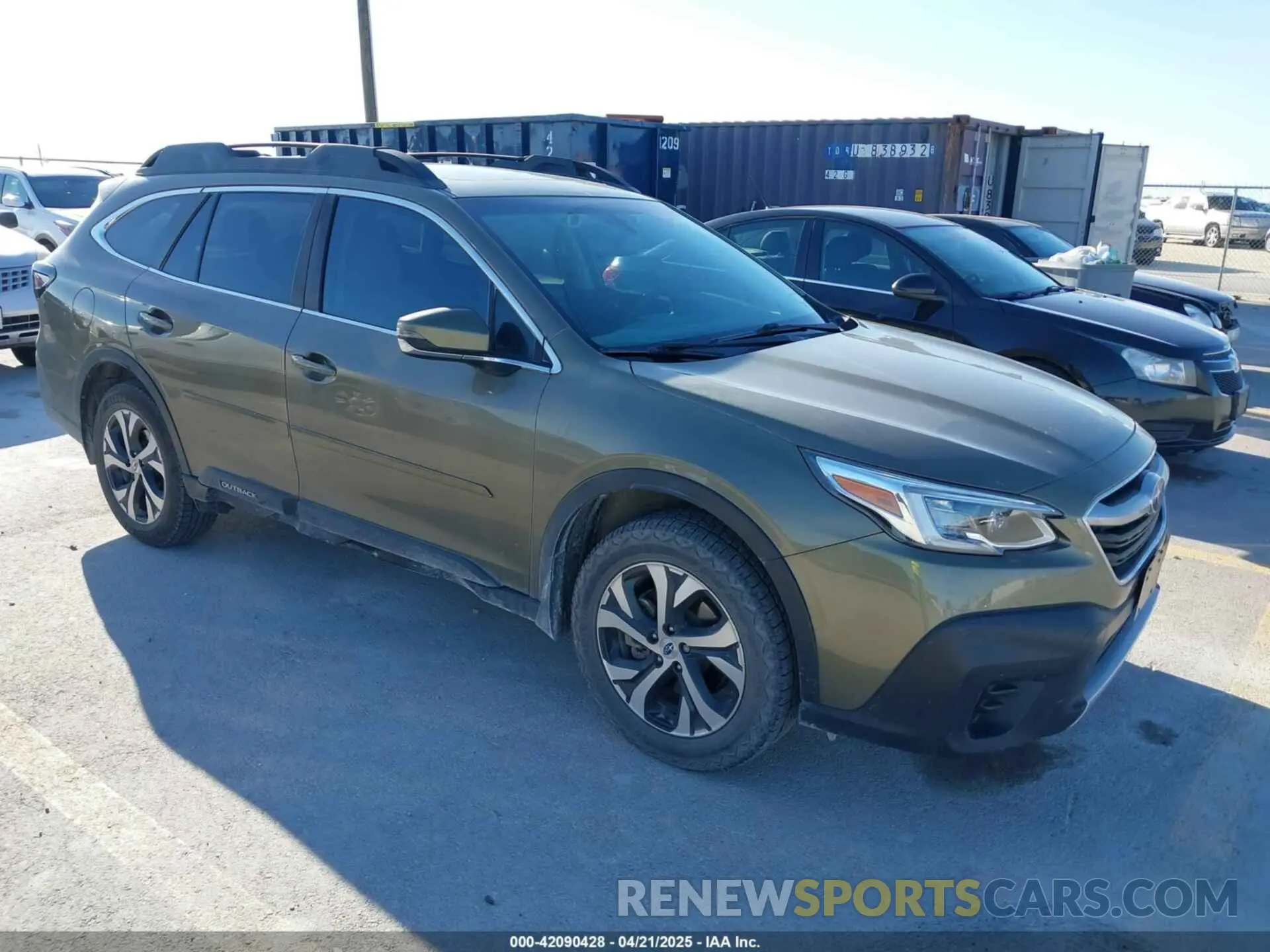 1 Photograph of a damaged car 4S4BTGND1L3230486 SUBARU OUTBACK 2020