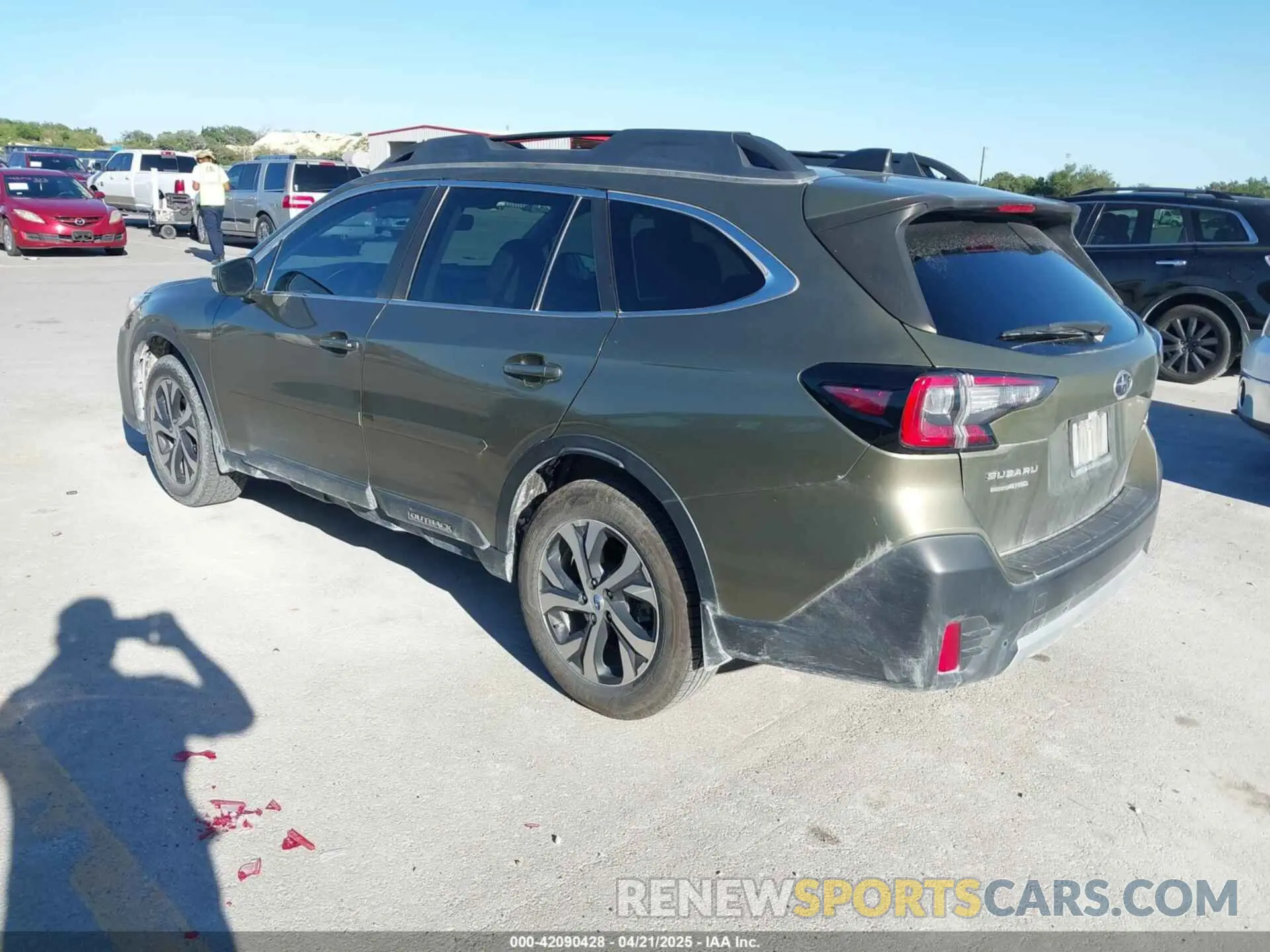 3 Photograph of a damaged car 4S4BTGND1L3230486 SUBARU OUTBACK 2020