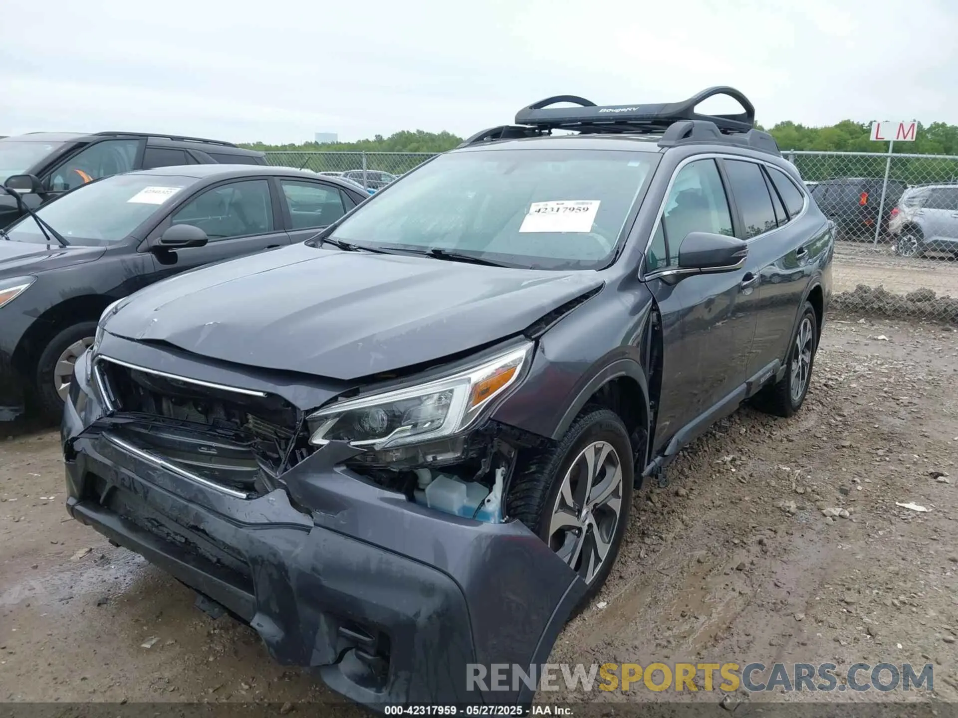 2 Photograph of a damaged car 4S4BTGND2L3182528 SUBARU OUTBACK 2020