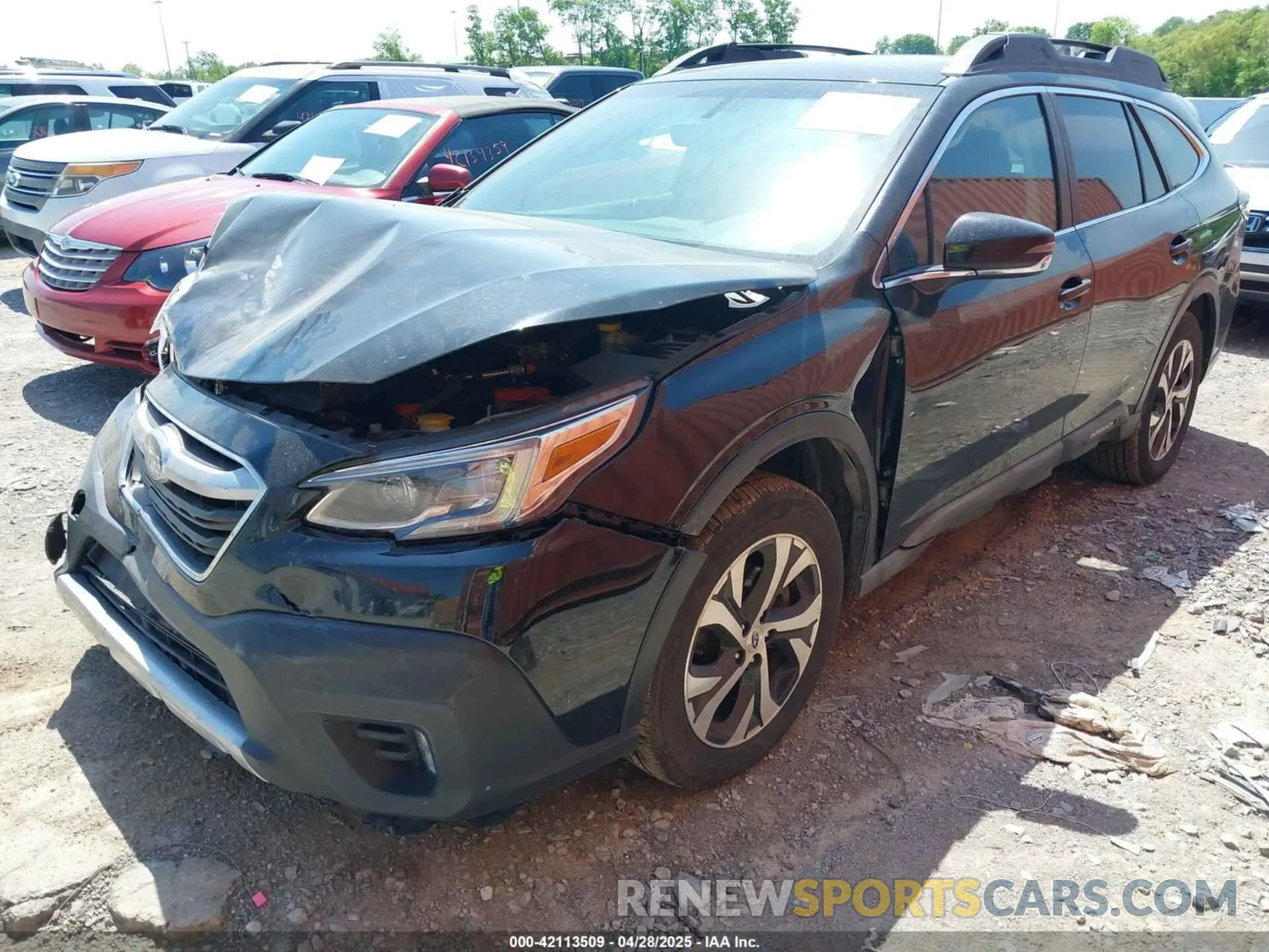 2 Photograph of a damaged car 4S4BTGND3L3118739 SUBARU OUTBACK 2020