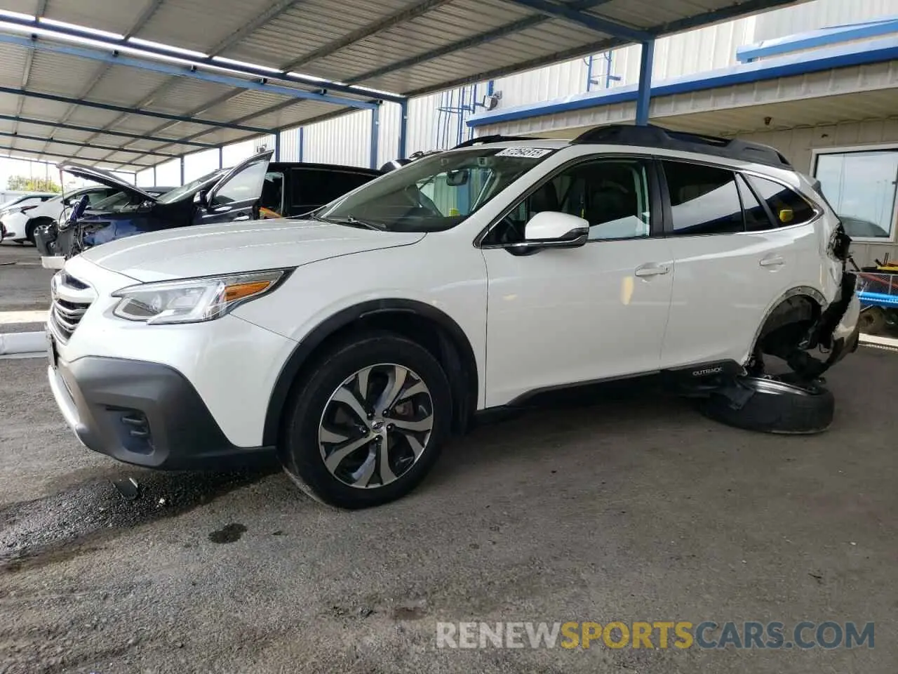 1 Photograph of a damaged car 4S4BTGND5L3196150 SUBARU OUTBACK 2020