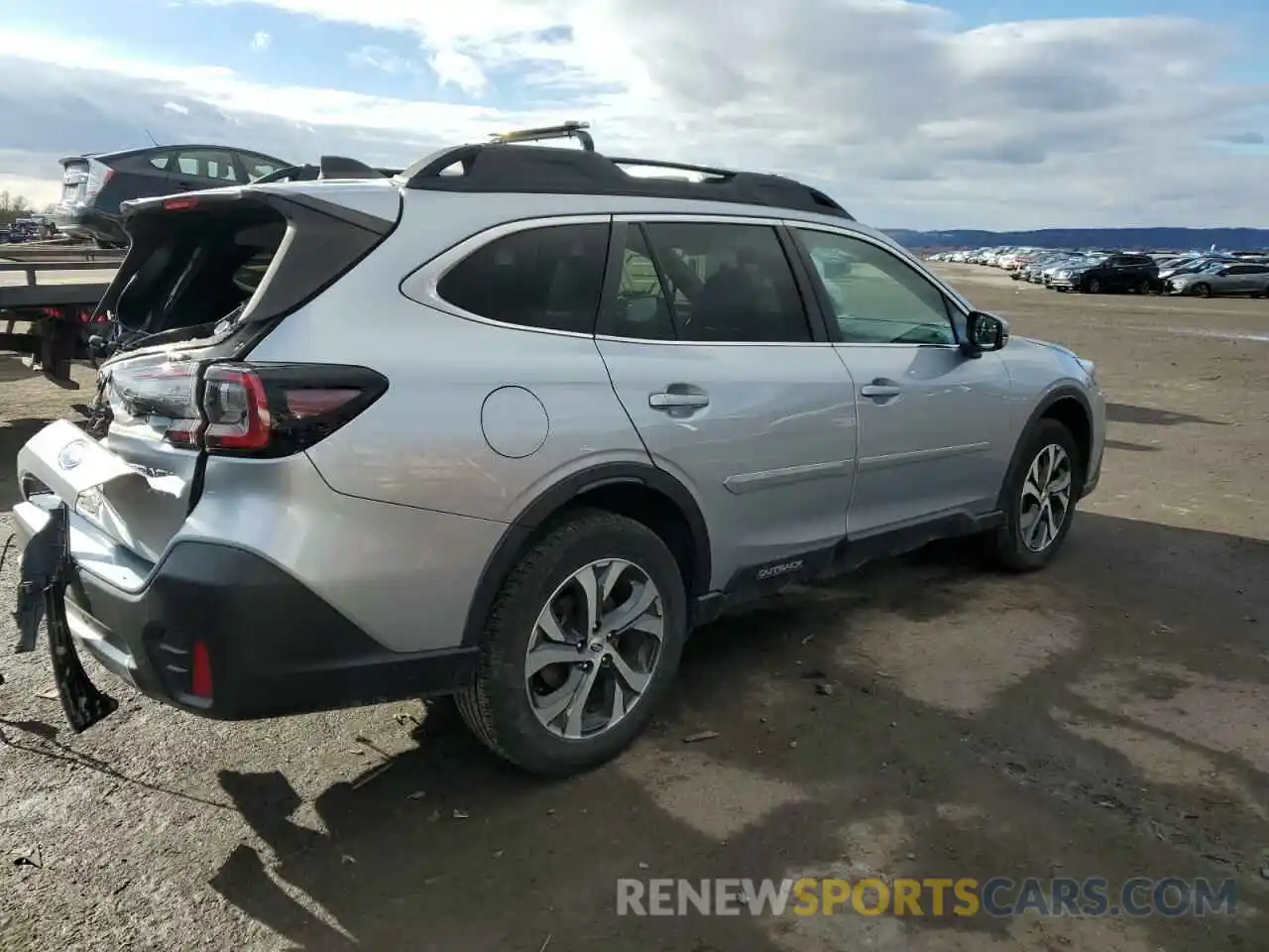 3 Photograph of a damaged car 4S4BTGND5L3233780 SUBARU OUTBACK 2020