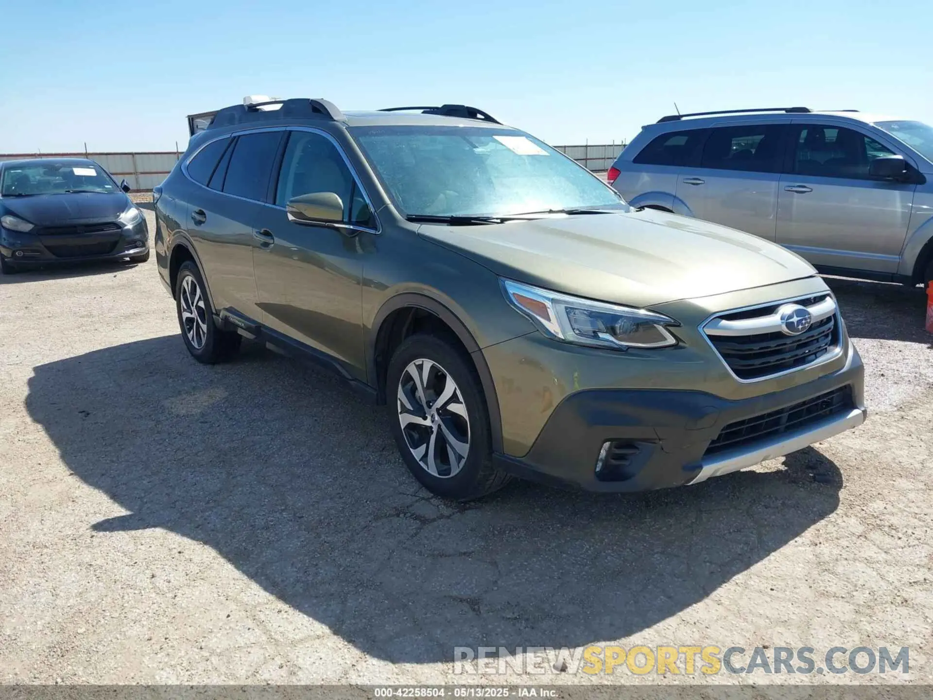 1 Photograph of a damaged car 4S4BTGND6L3143957 SUBARU OUTBACK 2020