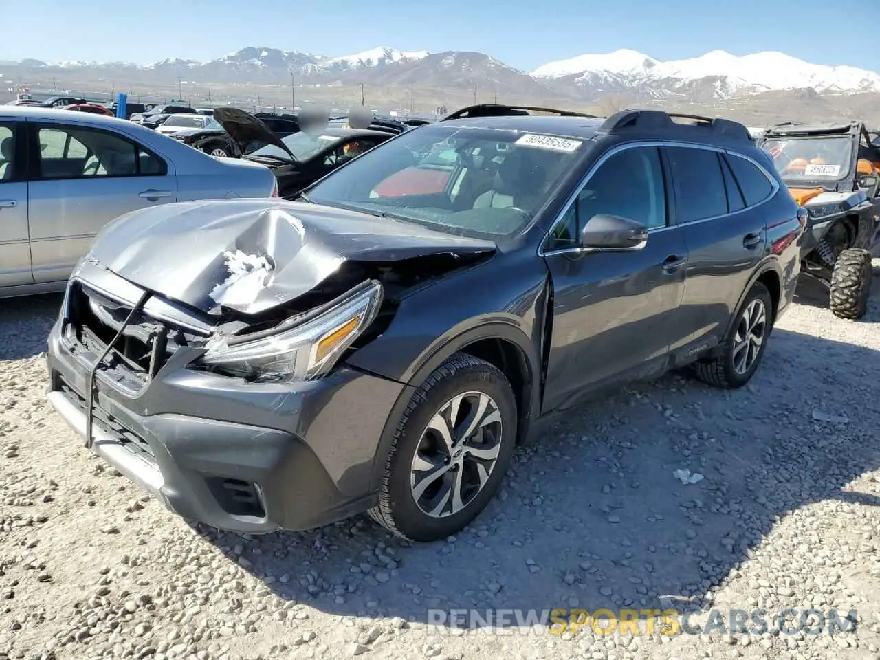 1 Photograph of a damaged car 4S4BTGNDXL3255290 SUBARU OUTBACK 2020