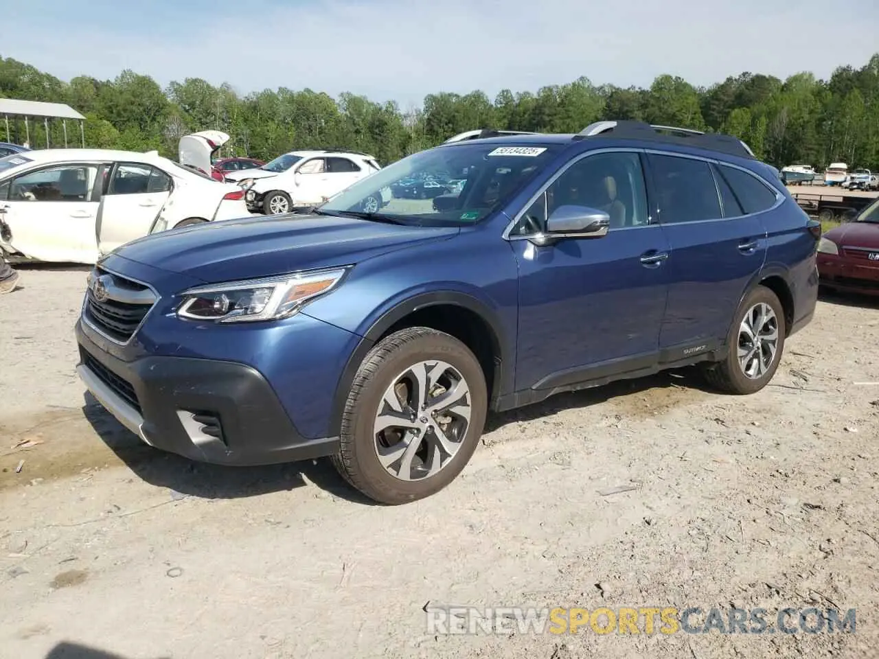 1 Photograph of a damaged car 4S4BTGPD0L3171556 SUBARU OUTBACK 2020