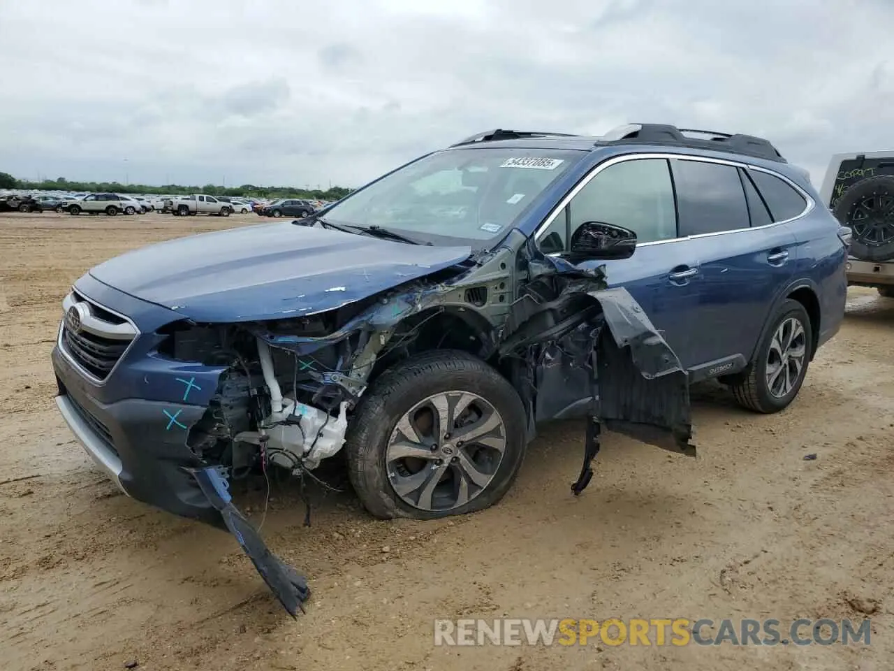 1 Photograph of a damaged car 4S4BTGPD0L3227320 SUBARU OUTBACK 2020