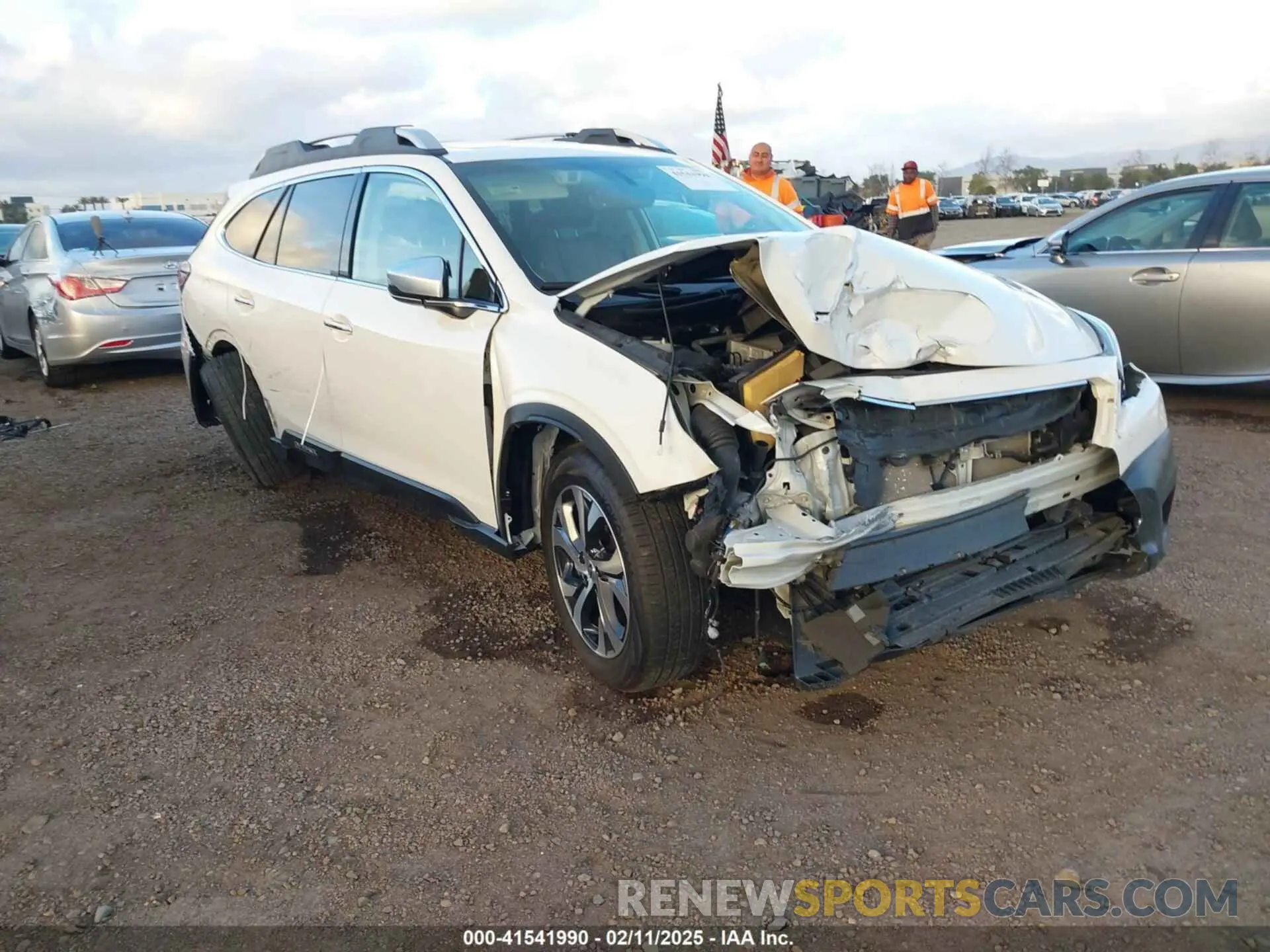 1 Photograph of a damaged car 4S4BTGPD1L3136931 SUBARU OUTBACK 2020