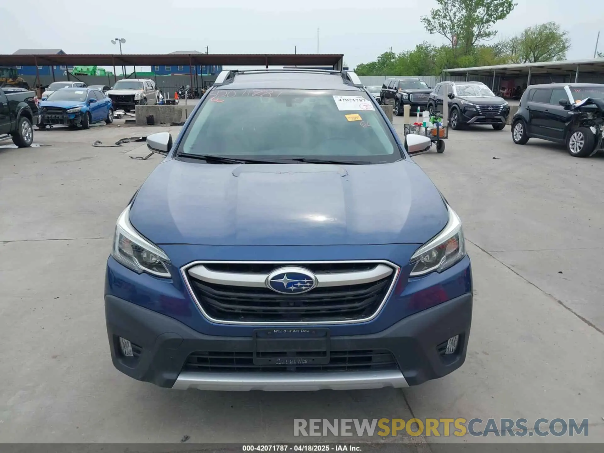 12 Photograph of a damaged car 4S4BTGPD3L3187704 SUBARU OUTBACK 2020