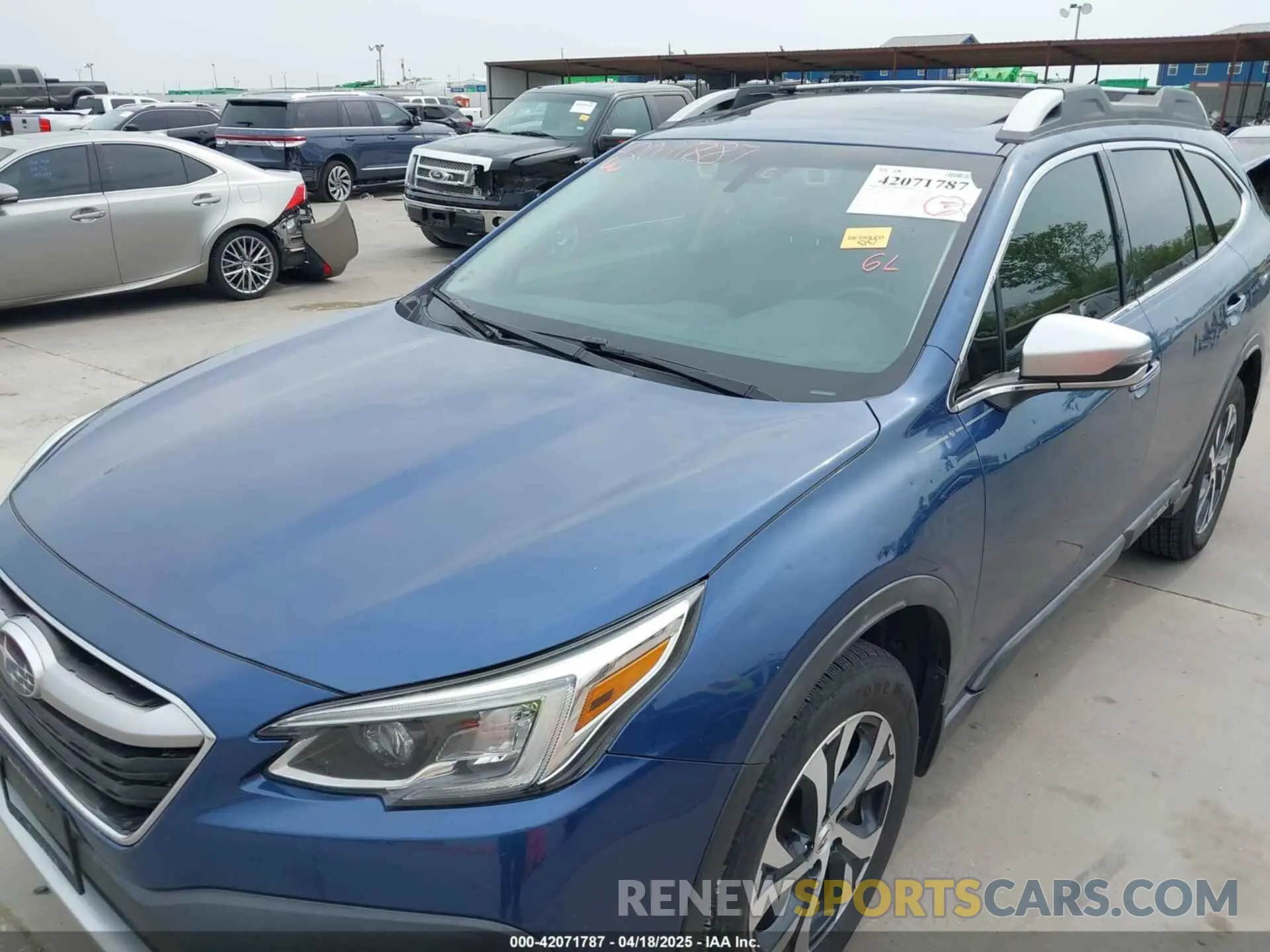 6 Photograph of a damaged car 4S4BTGPD3L3187704 SUBARU OUTBACK 2020