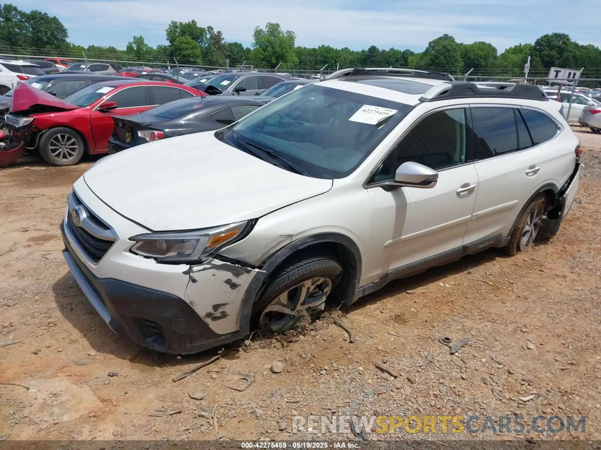 2 Photograph of a damaged car 4S4BTGPD4L3241107 SUBARU OUTBACK 2020