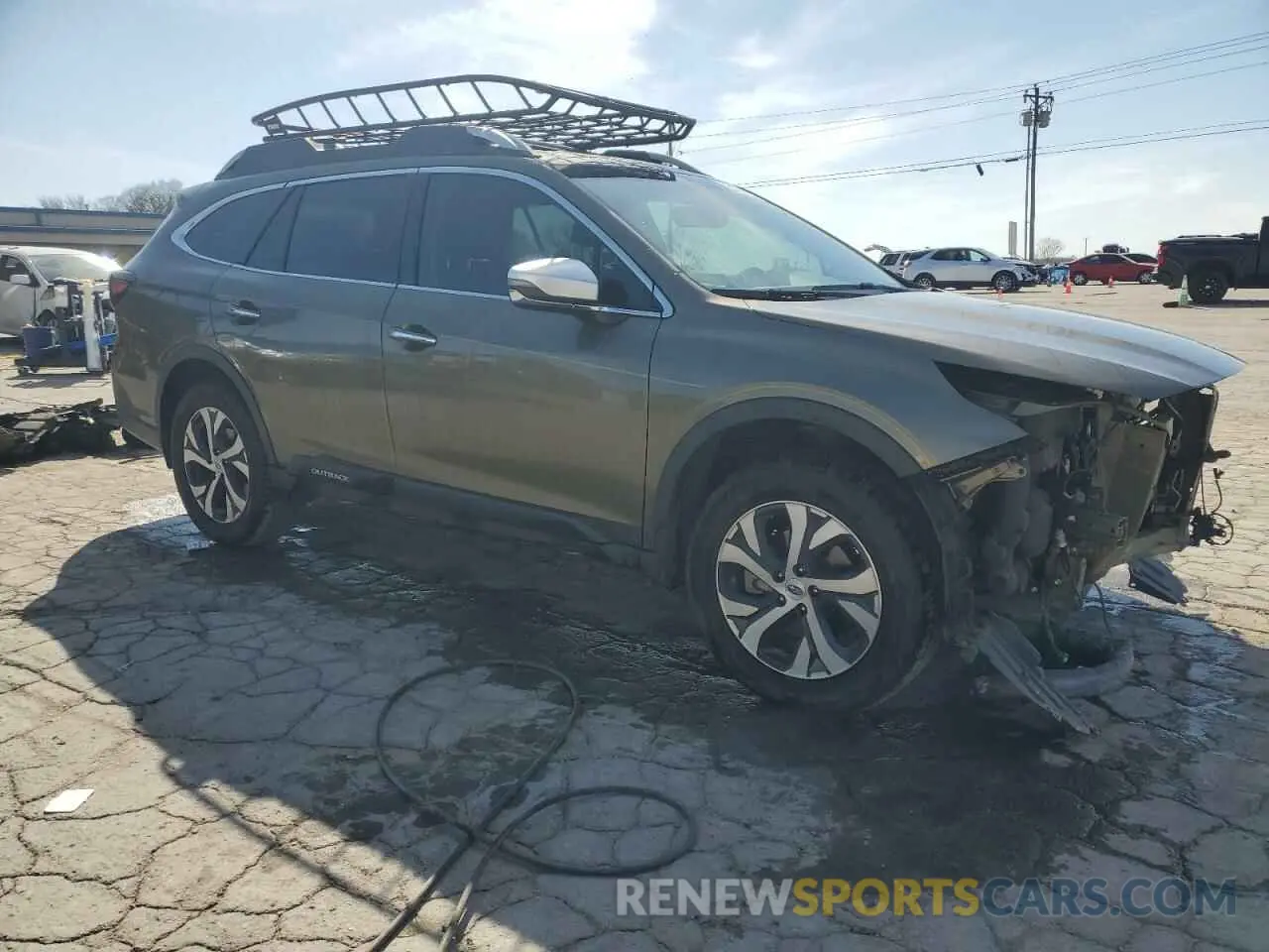 4 Photograph of a damaged car 4S4BTGPD9L3221239 SUBARU OUTBACK 2020