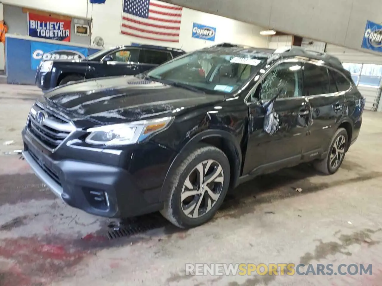 1 Photograph of a damaged car 4S4BTGPD9L3223413 SUBARU OUTBACK 2020