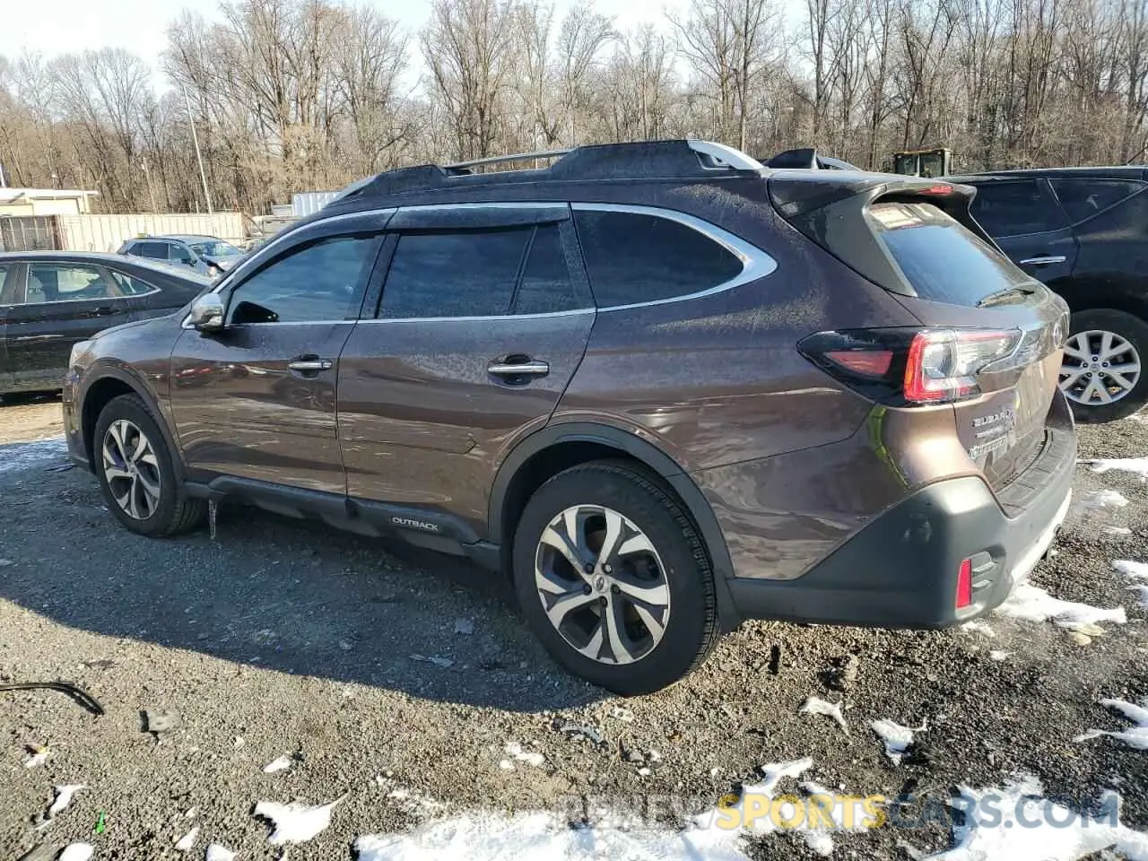 2 Photograph of a damaged car 4S4BTGPD9L3271171 SUBARU OUTBACK 2020