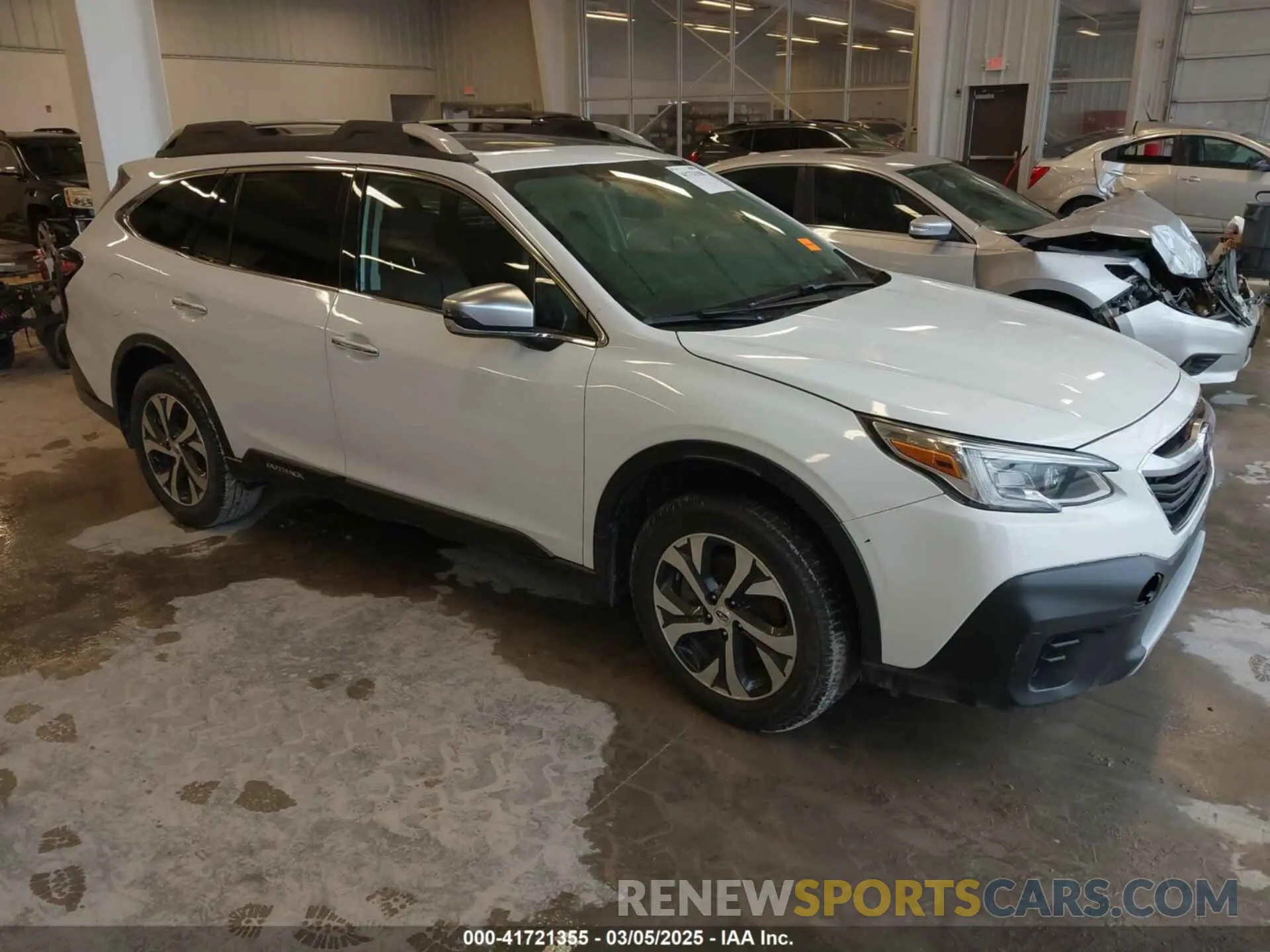 1 Photograph of a damaged car 4S4BTGPDXL3135308 SUBARU OUTBACK 2020