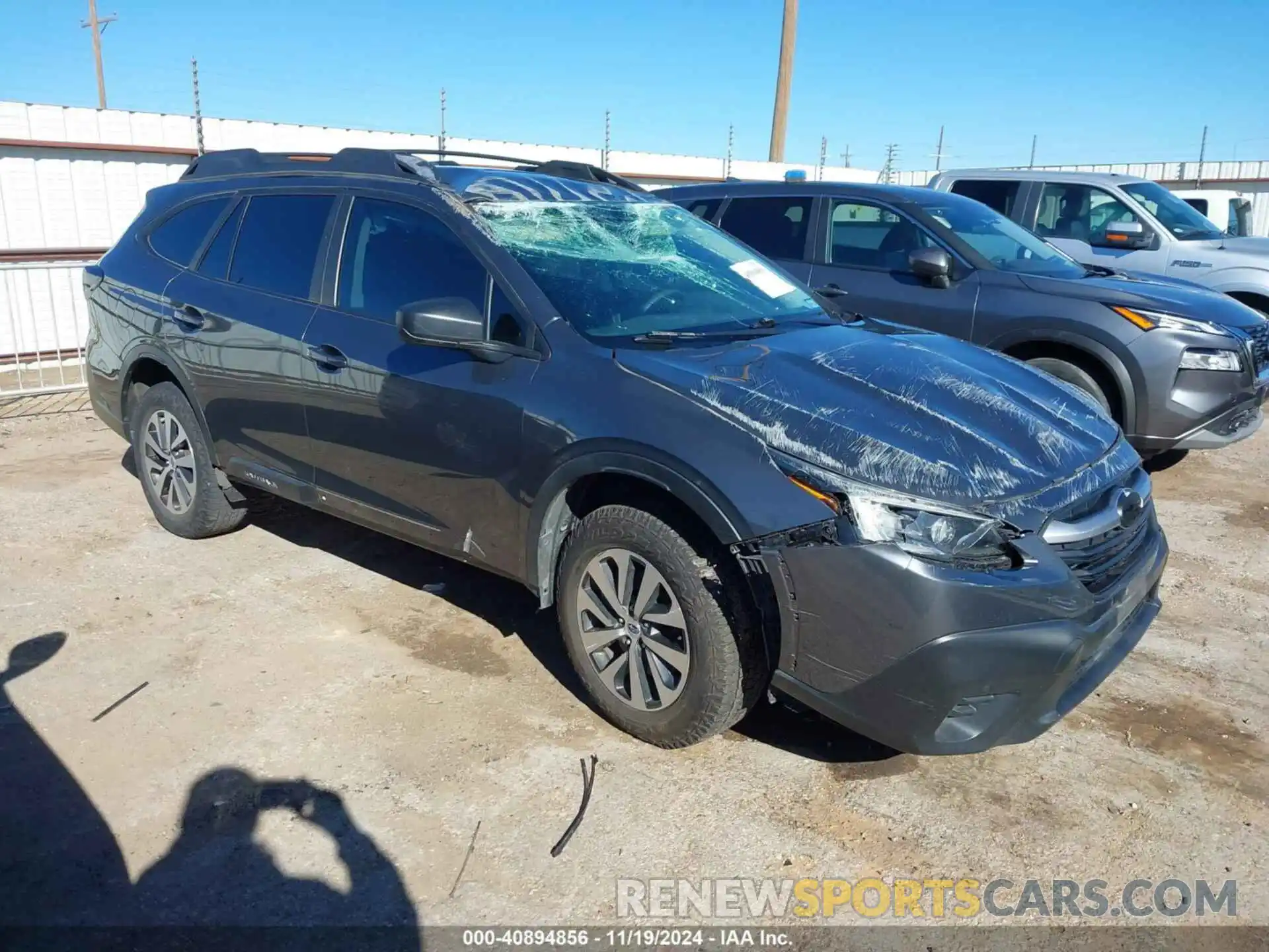 1 Photograph of a damaged car 4S4BTAAC1M3196657 SUBARU OUTBACK 2021