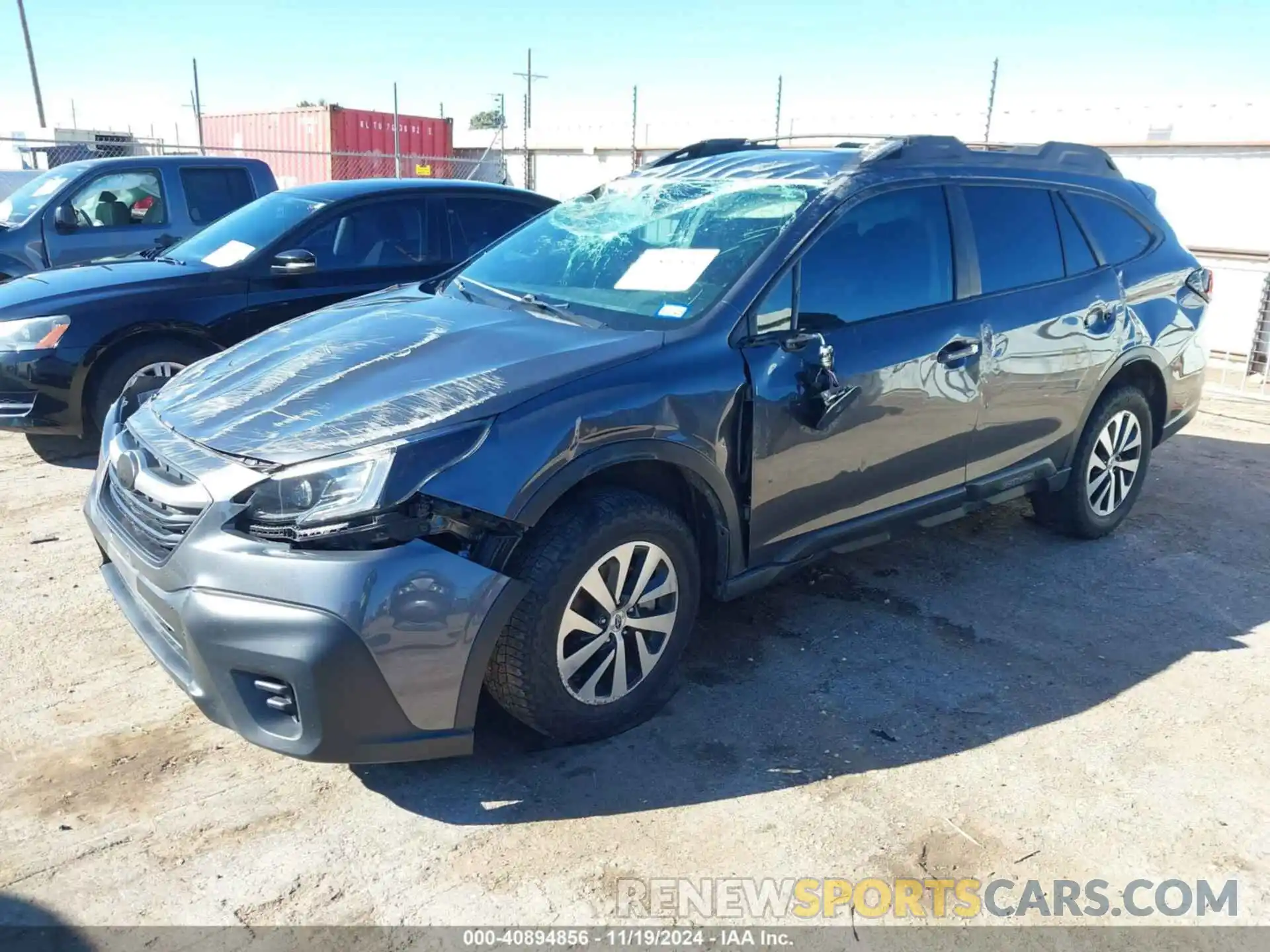 2 Photograph of a damaged car 4S4BTAAC1M3196657 SUBARU OUTBACK 2021