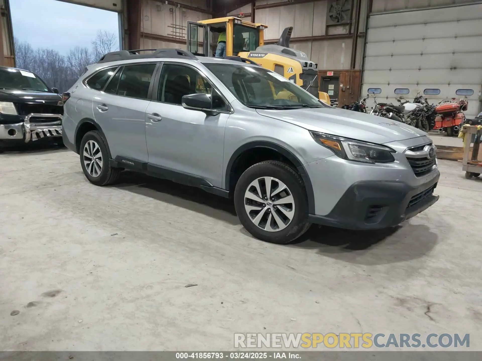 1 Photograph of a damaged car 4S4BTAAC9M3106994 SUBARU OUTBACK 2021