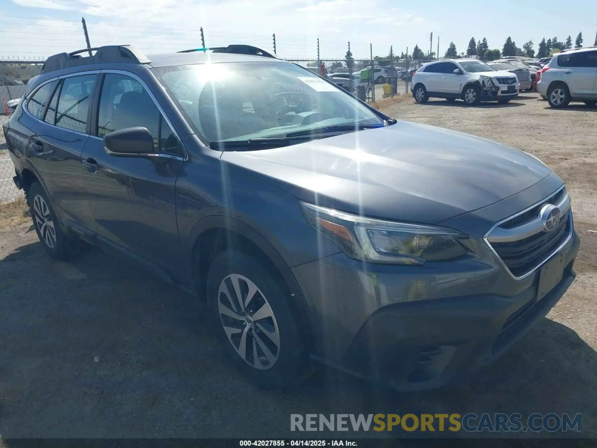 1 Photograph of a damaged car 4S4BTAAC9M3129305 SUBARU OUTBACK 2021