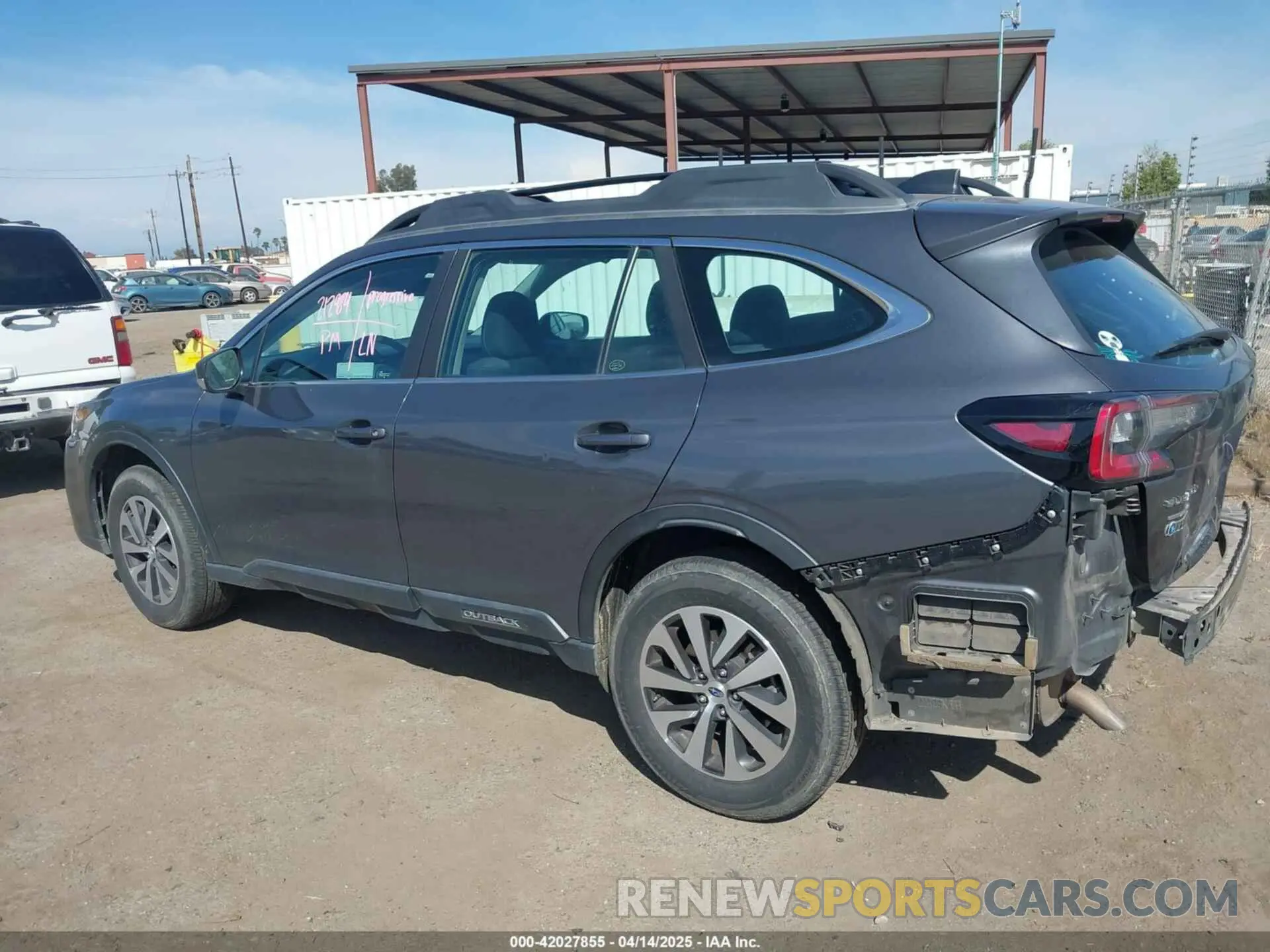 15 Photograph of a damaged car 4S4BTAAC9M3129305 SUBARU OUTBACK 2021