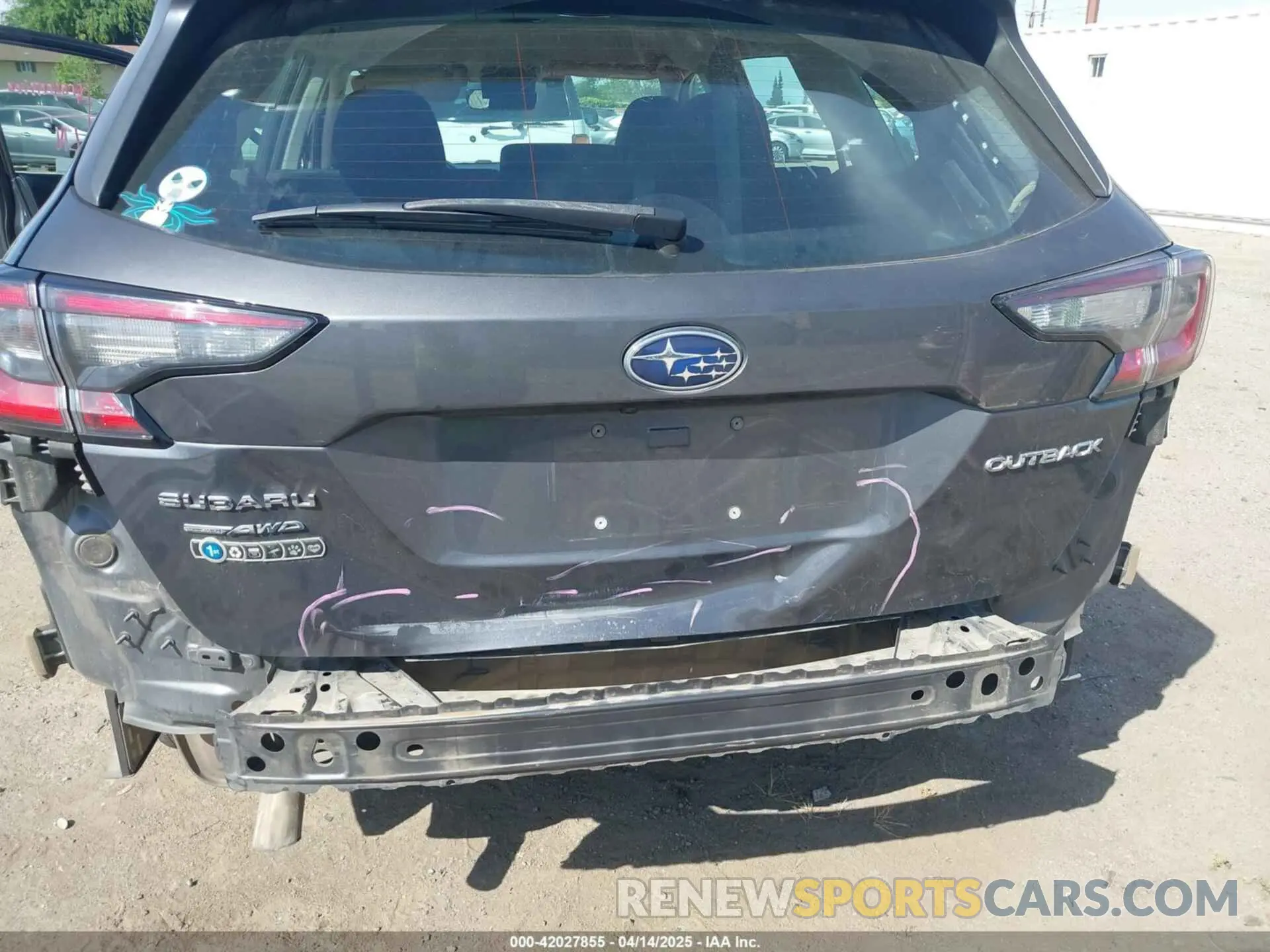 6 Photograph of a damaged car 4S4BTAAC9M3129305 SUBARU OUTBACK 2021