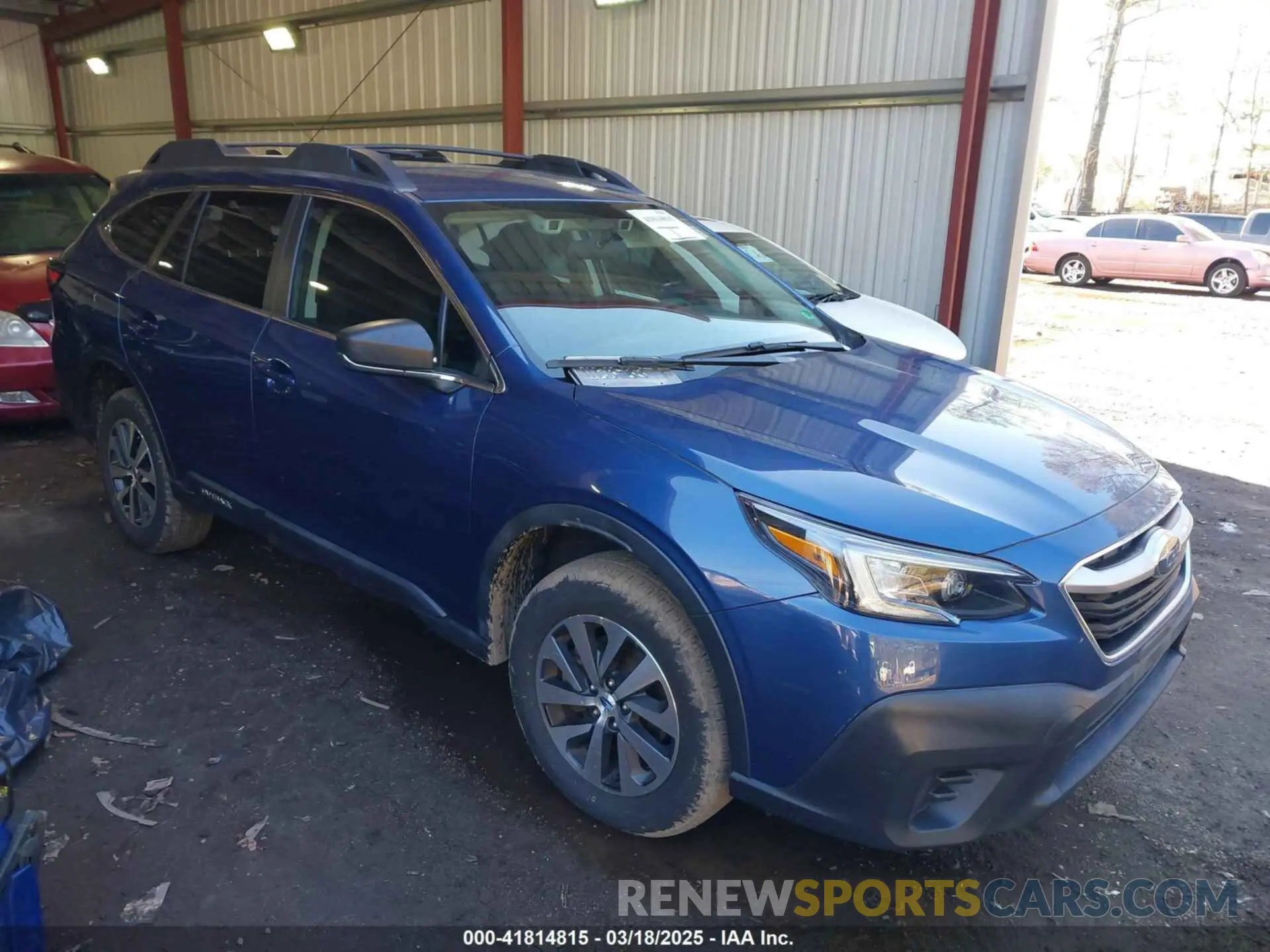 1 Photograph of a damaged car 4S4BTAAC9M3177600 SUBARU OUTBACK 2021