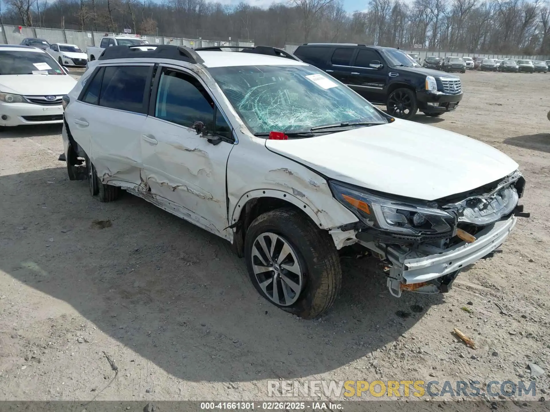 1 Photograph of a damaged car 4S4BTACC0M3211243 SUBARU OUTBACK 2021