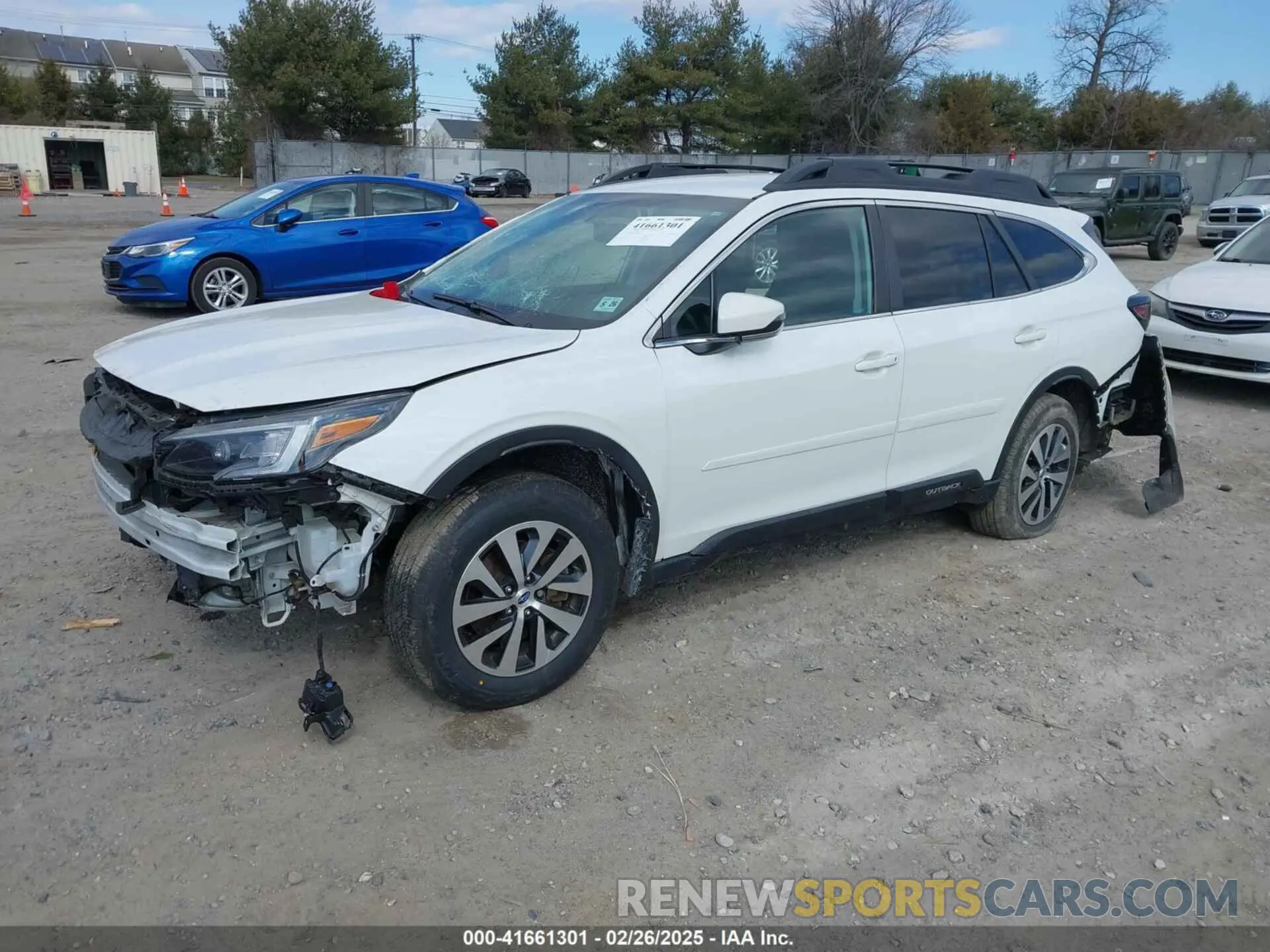 2 Photograph of a damaged car 4S4BTACC0M3211243 SUBARU OUTBACK 2021