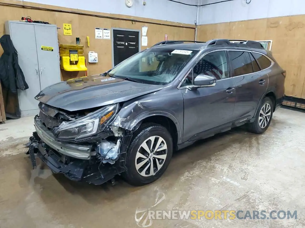 1 Photograph of a damaged car 4S4BTACC2M3122693 SUBARU OUTBACK 2021