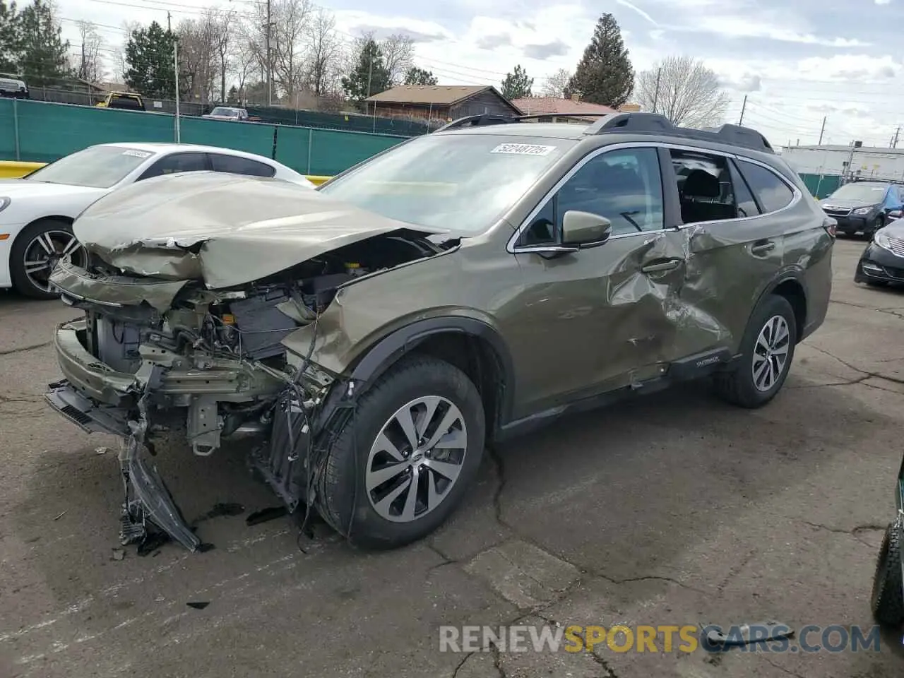 1 Photograph of a damaged car 4S4BTACC2M3171568 SUBARU OUTBACK 2021