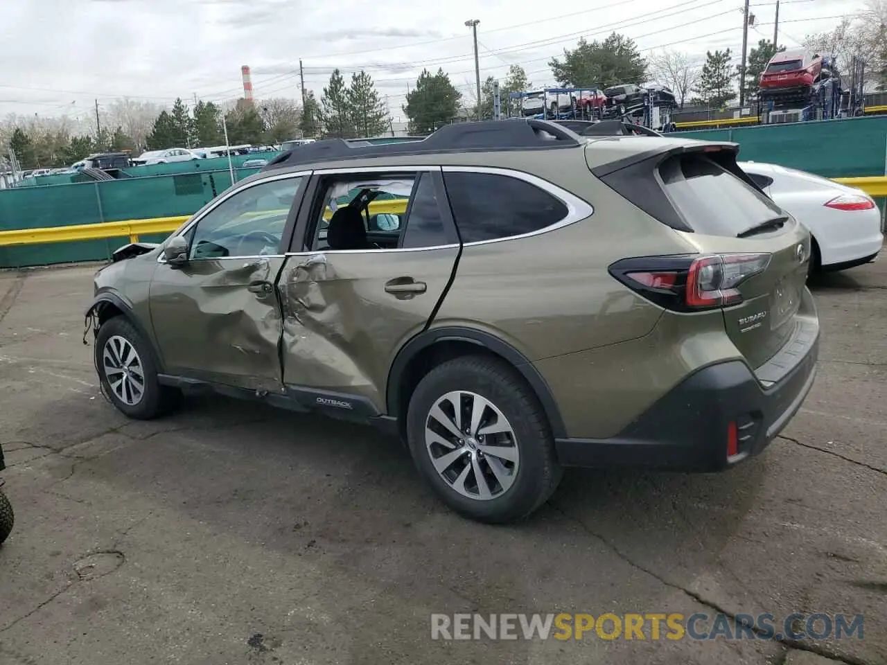 2 Photograph of a damaged car 4S4BTACC2M3171568 SUBARU OUTBACK 2021