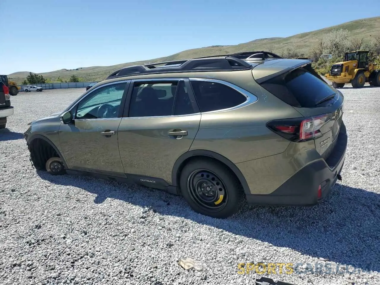2 Photograph of a damaged car 4S4BTACC5M3103393 SUBARU OUTBACK 2021