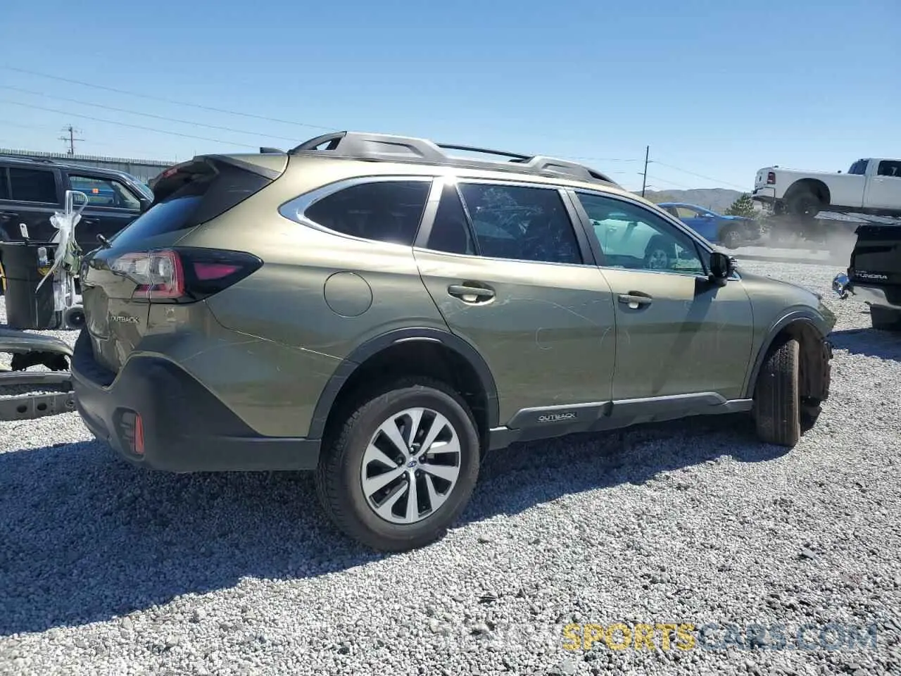 3 Photograph of a damaged car 4S4BTACC5M3103393 SUBARU OUTBACK 2021