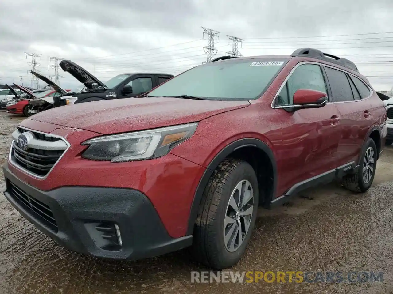 1 Photograph of a damaged car 4S4BTACC5M3142548 SUBARU OUTBACK 2021