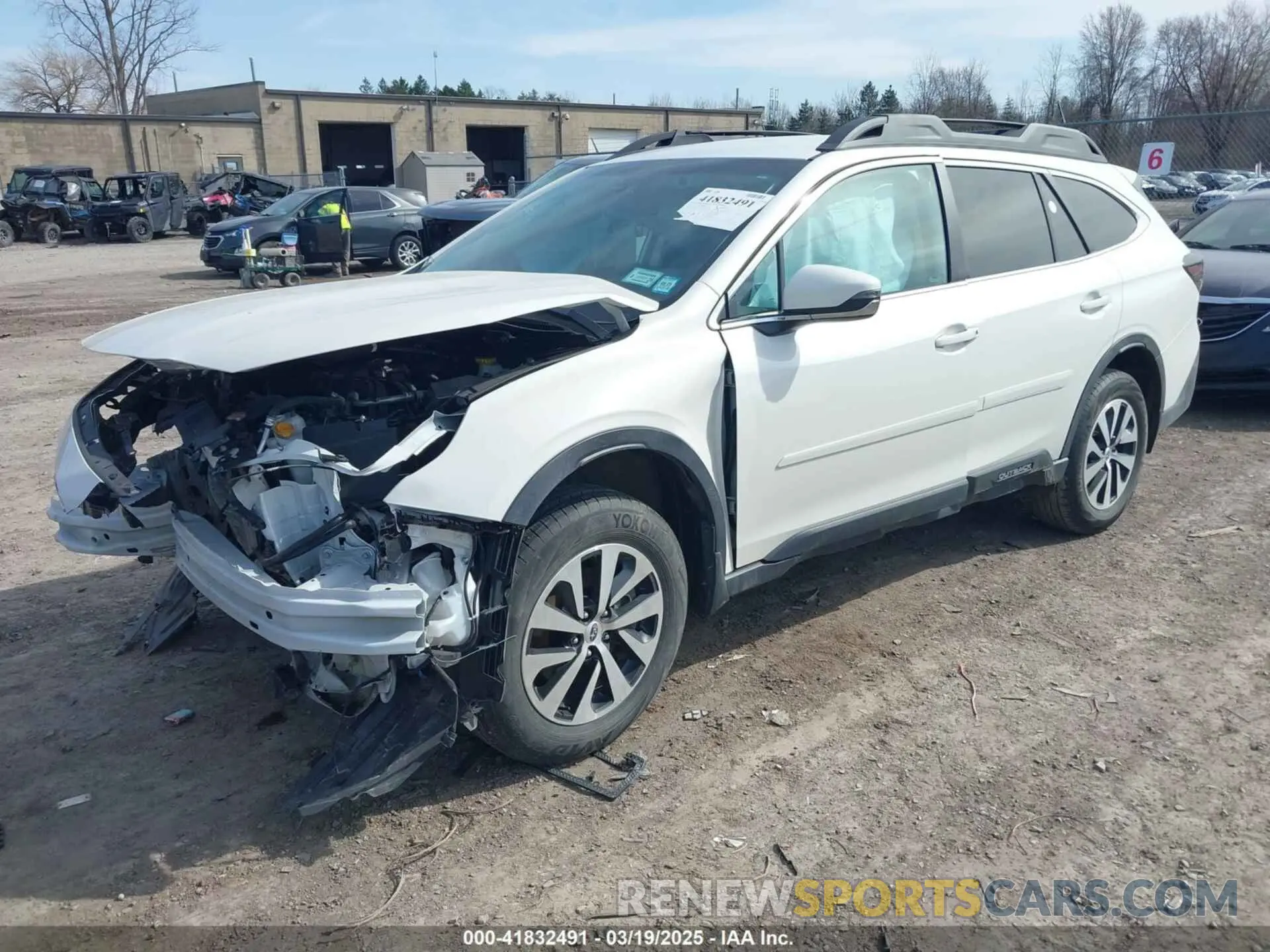 2 Photograph of a damaged car 4S4BTACC5M3147958 SUBARU OUTBACK 2021