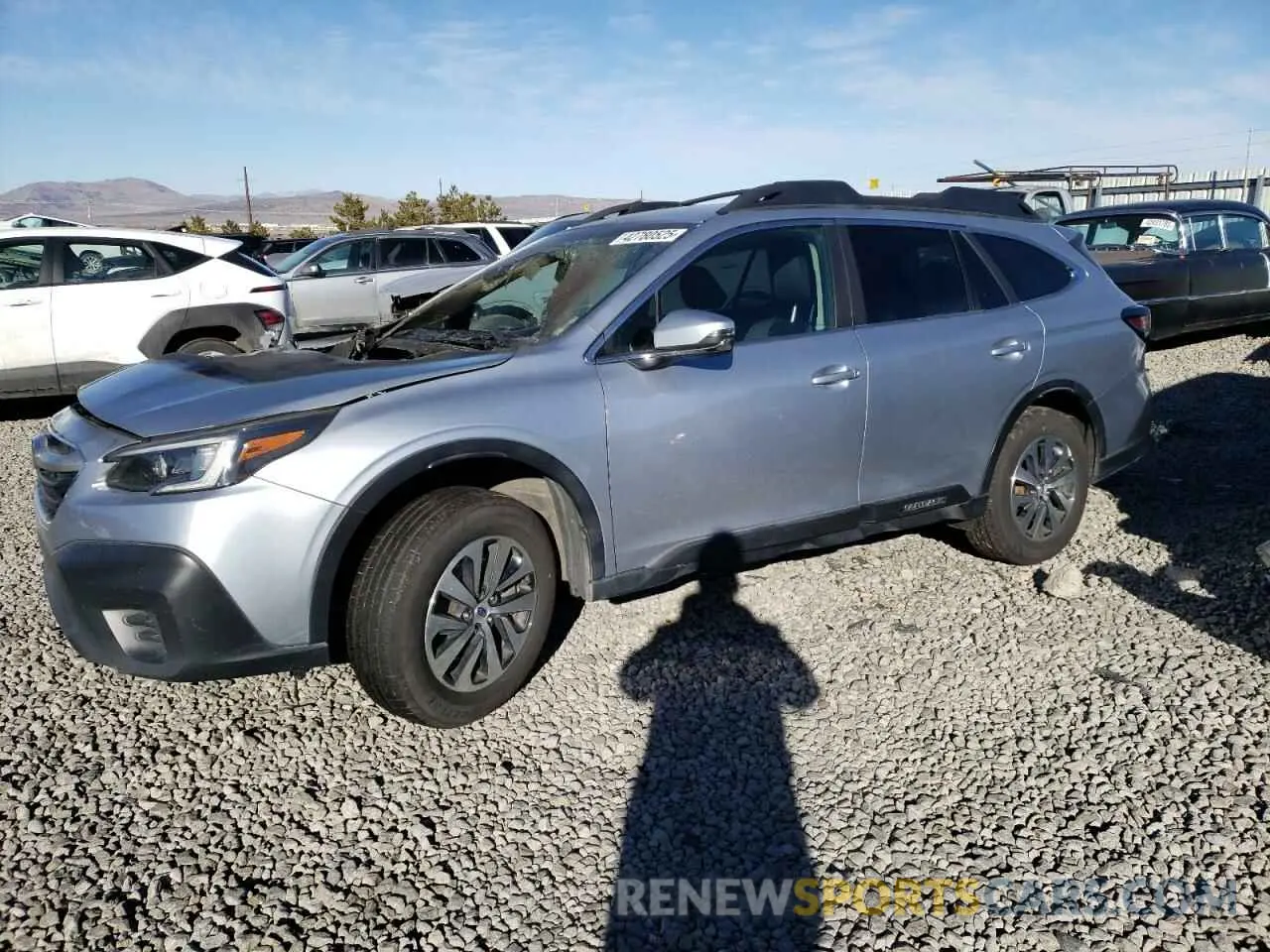 1 Photograph of a damaged car 4S4BTACC8M3104201 SUBARU OUTBACK 2021