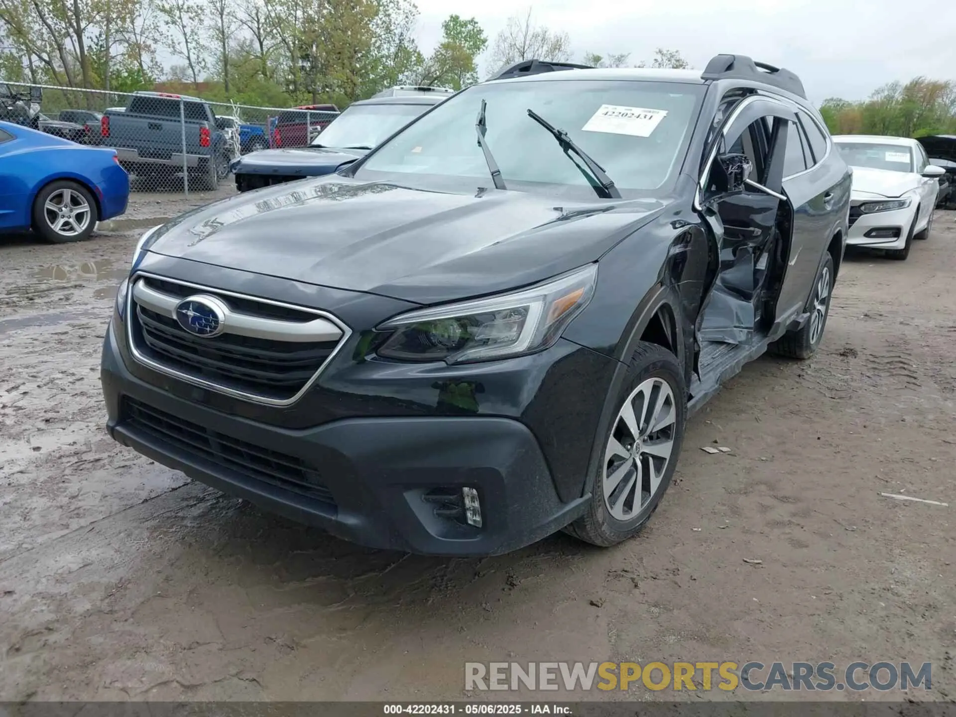 2 Photograph of a damaged car 4S4BTACC9M3171521 SUBARU OUTBACK 2021