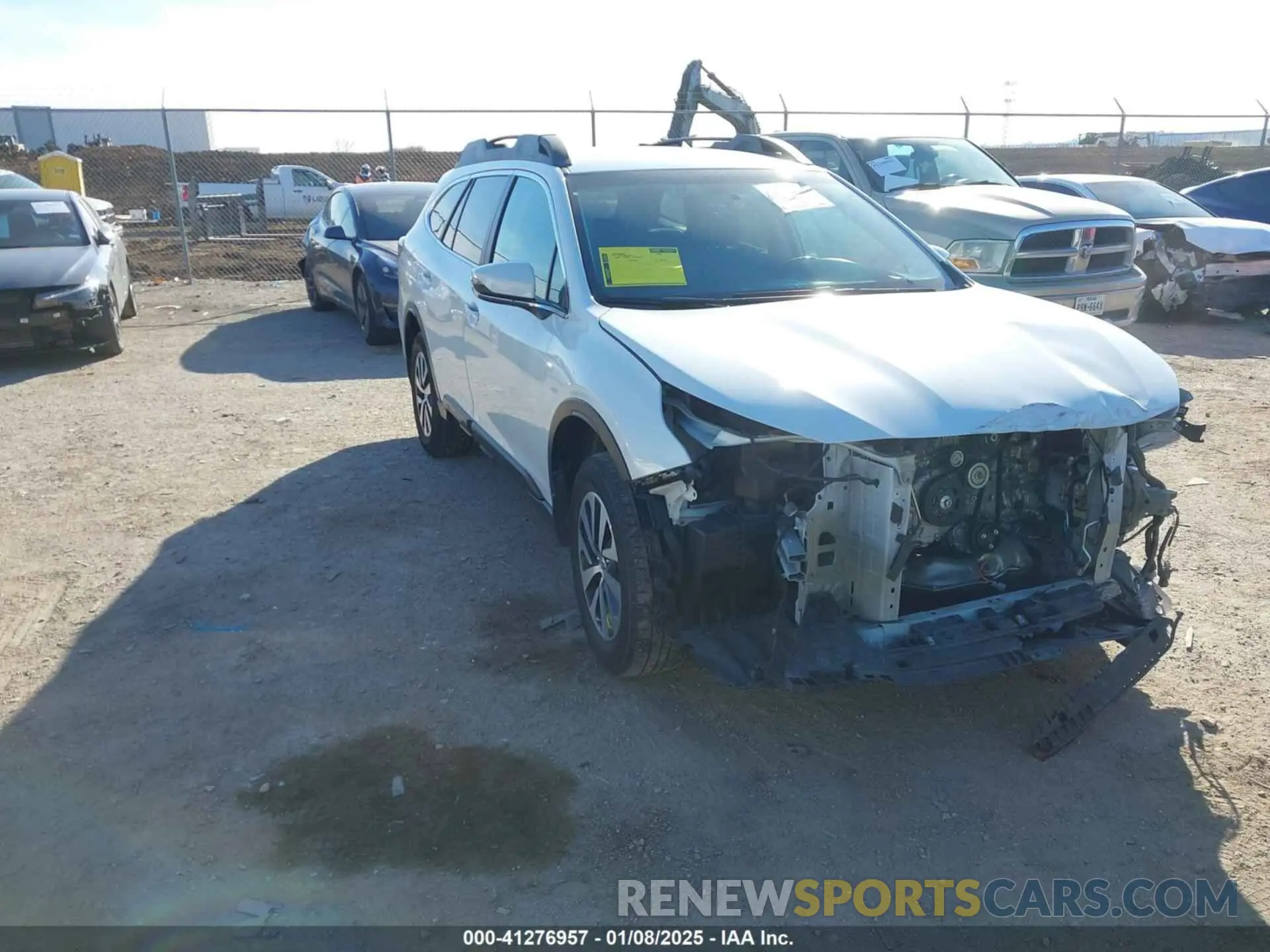 1 Photograph of a damaged car 4S4BTADC0M3212150 SUBARU OUTBACK 2021