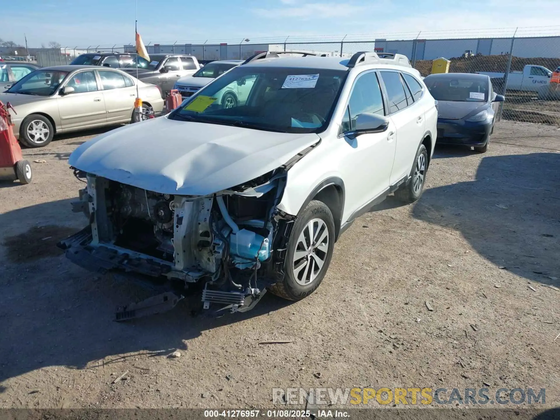 2 Photograph of a damaged car 4S4BTADC0M3212150 SUBARU OUTBACK 2021