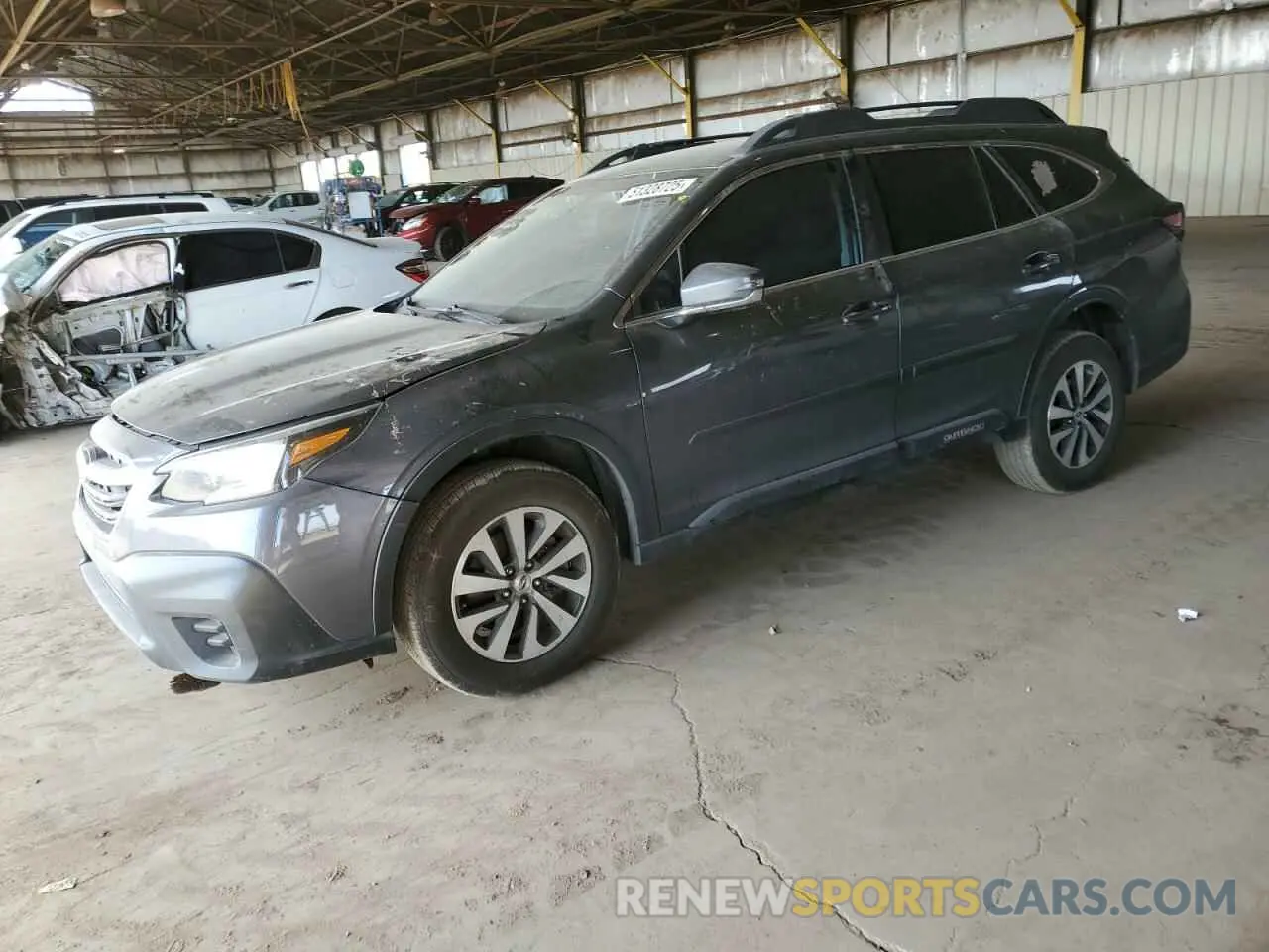 1 Photograph of a damaged car 4S4BTADC1M3106984 SUBARU OUTBACK 2021
