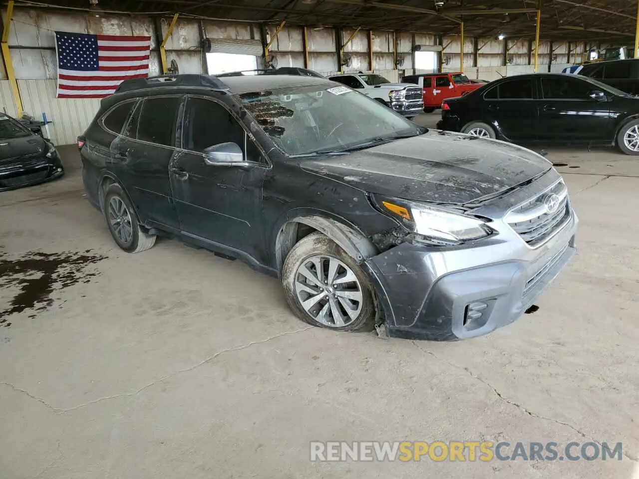 4 Photograph of a damaged car 4S4BTADC1M3106984 SUBARU OUTBACK 2021