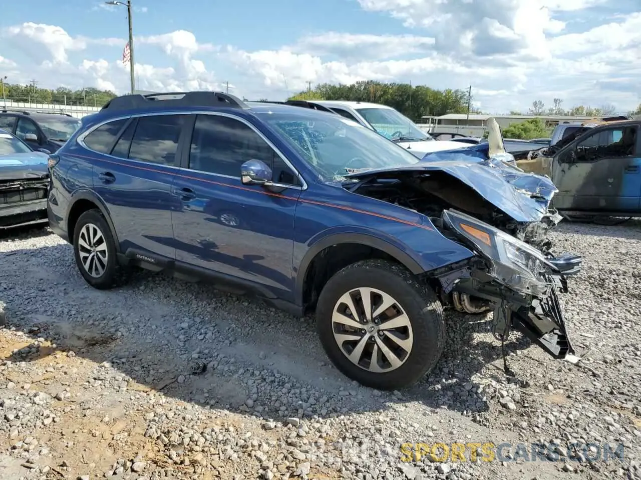4 Photograph of a damaged car 4S4BTADC1M3189526 SUBARU OUTBACK 2021