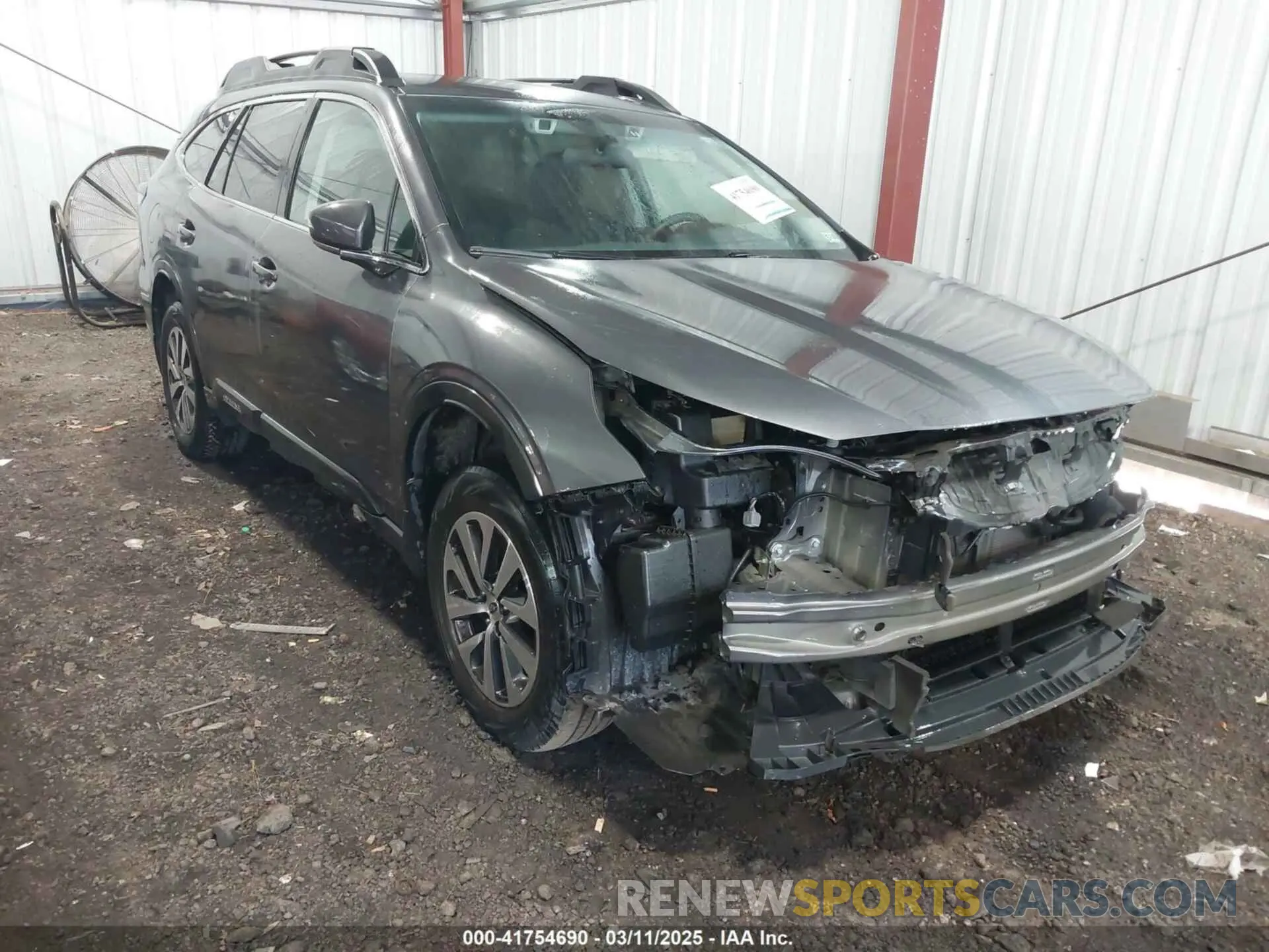 1 Photograph of a damaged car 4S4BTADC2M3168085 SUBARU OUTBACK 2021