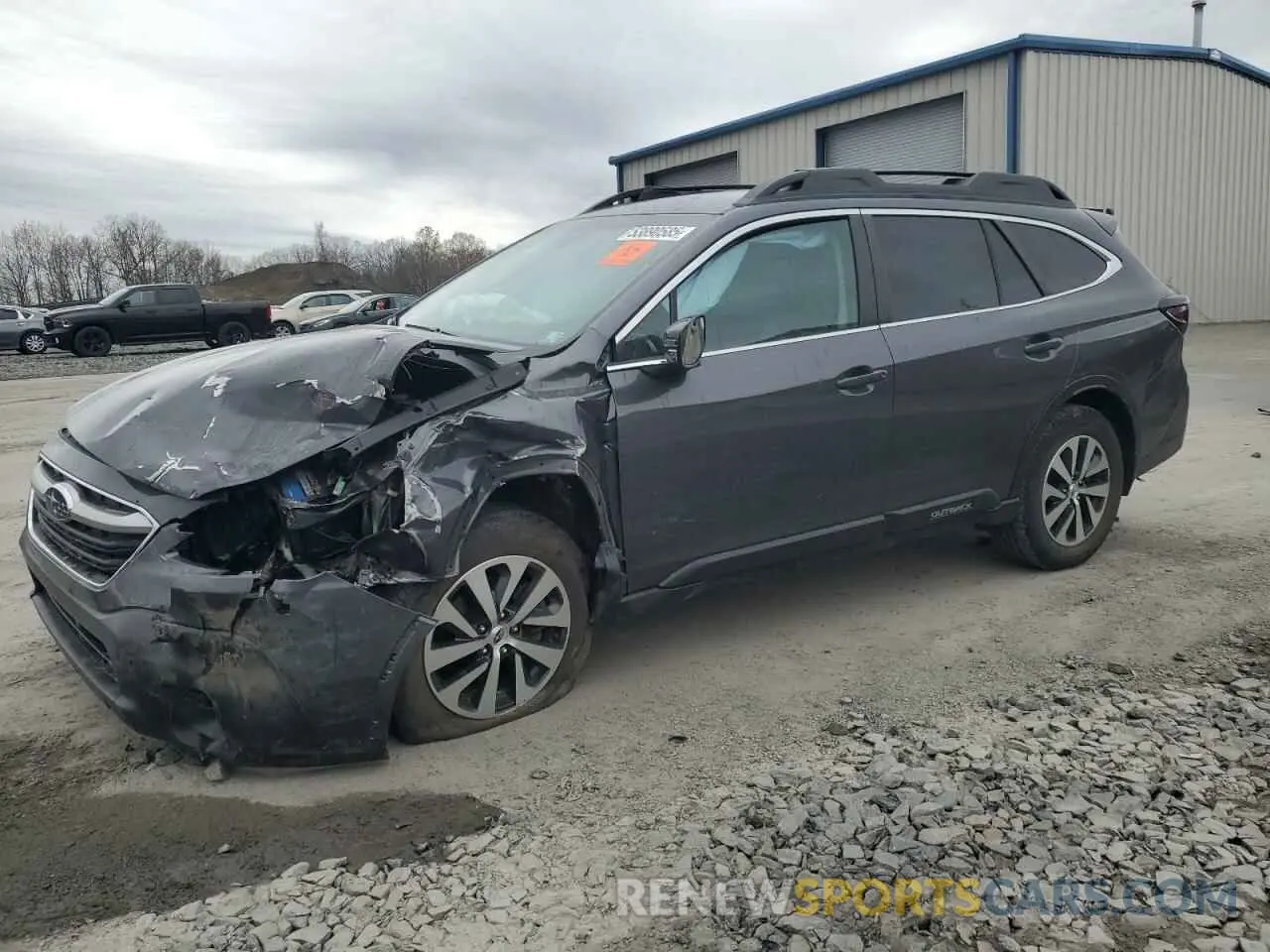 1 Photograph of a damaged car 4S4BTADC3M3165597 SUBARU OUTBACK 2021