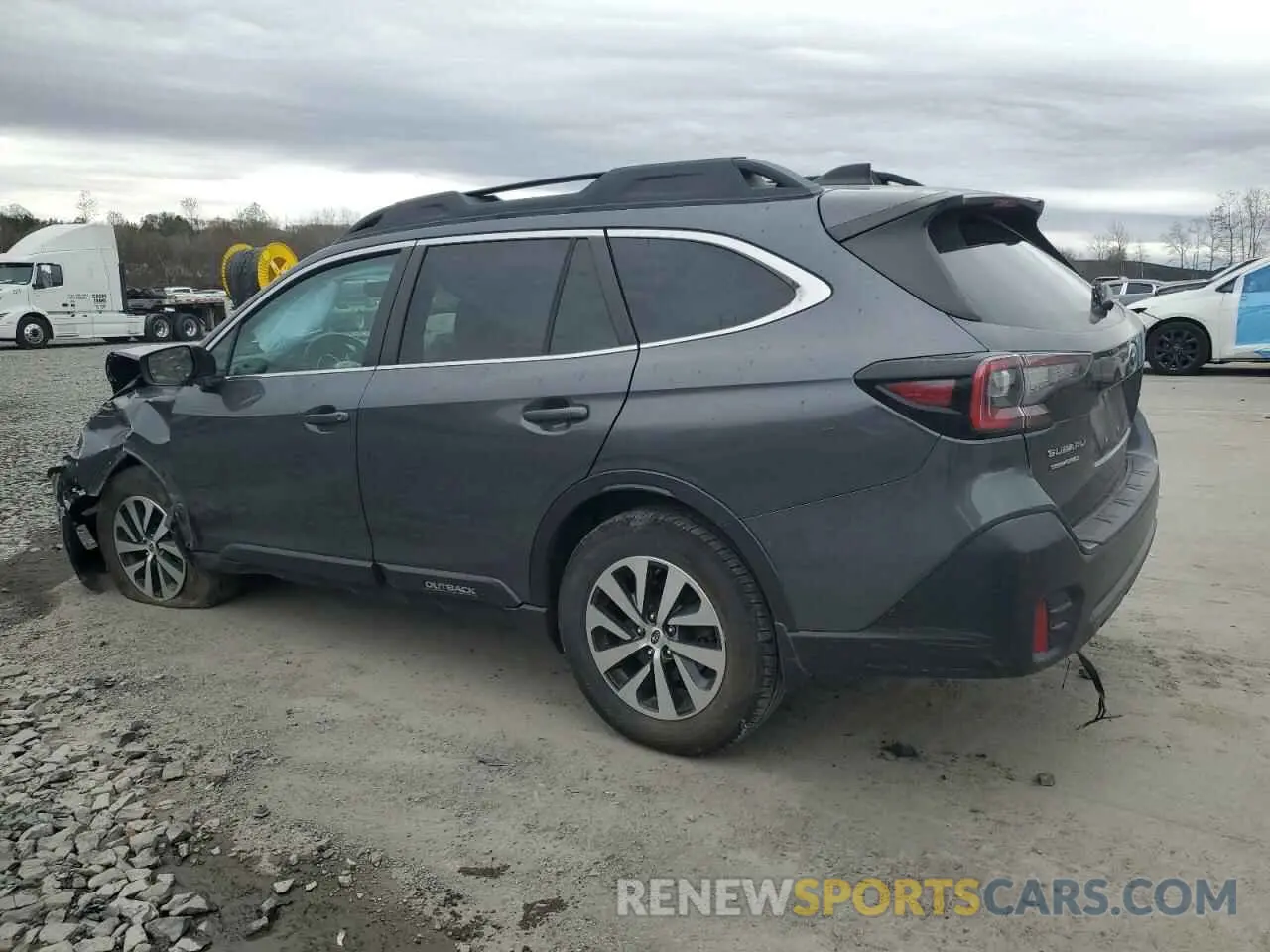 2 Photograph of a damaged car 4S4BTADC3M3165597 SUBARU OUTBACK 2021