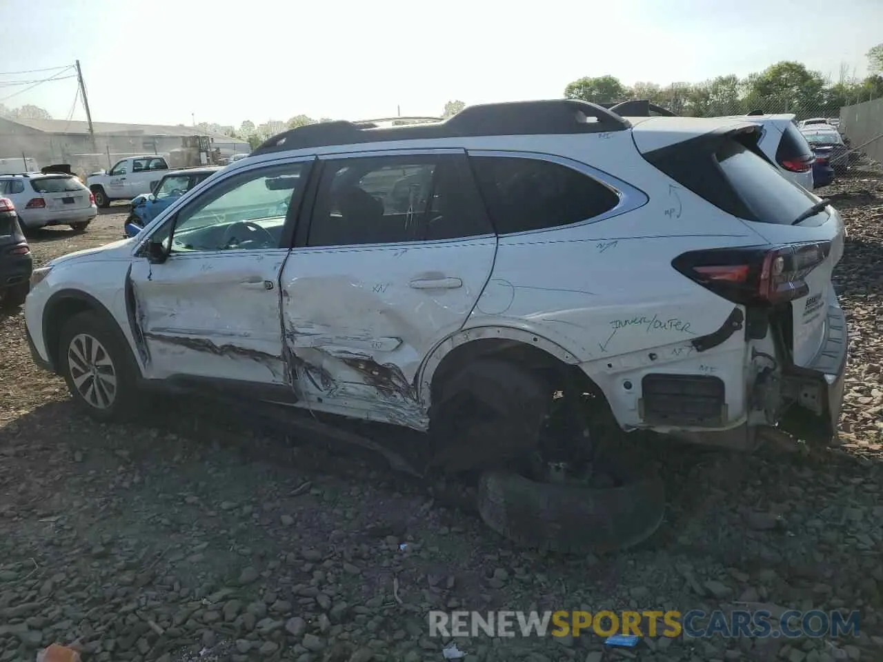2 Photograph of a damaged car 4S4BTADC3M3209095 SUBARU OUTBACK 2021