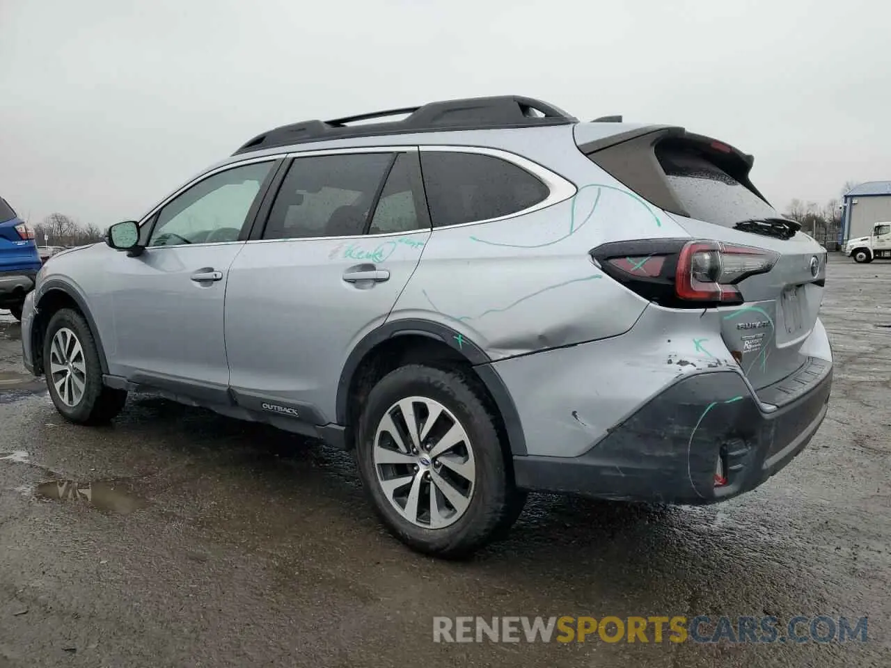 2 Photograph of a damaged car 4S4BTADC4M3199287 SUBARU OUTBACK 2021