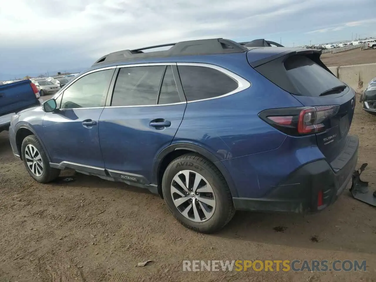 2 Photograph of a damaged car 4S4BTADC5M3108205 SUBARU OUTBACK 2021