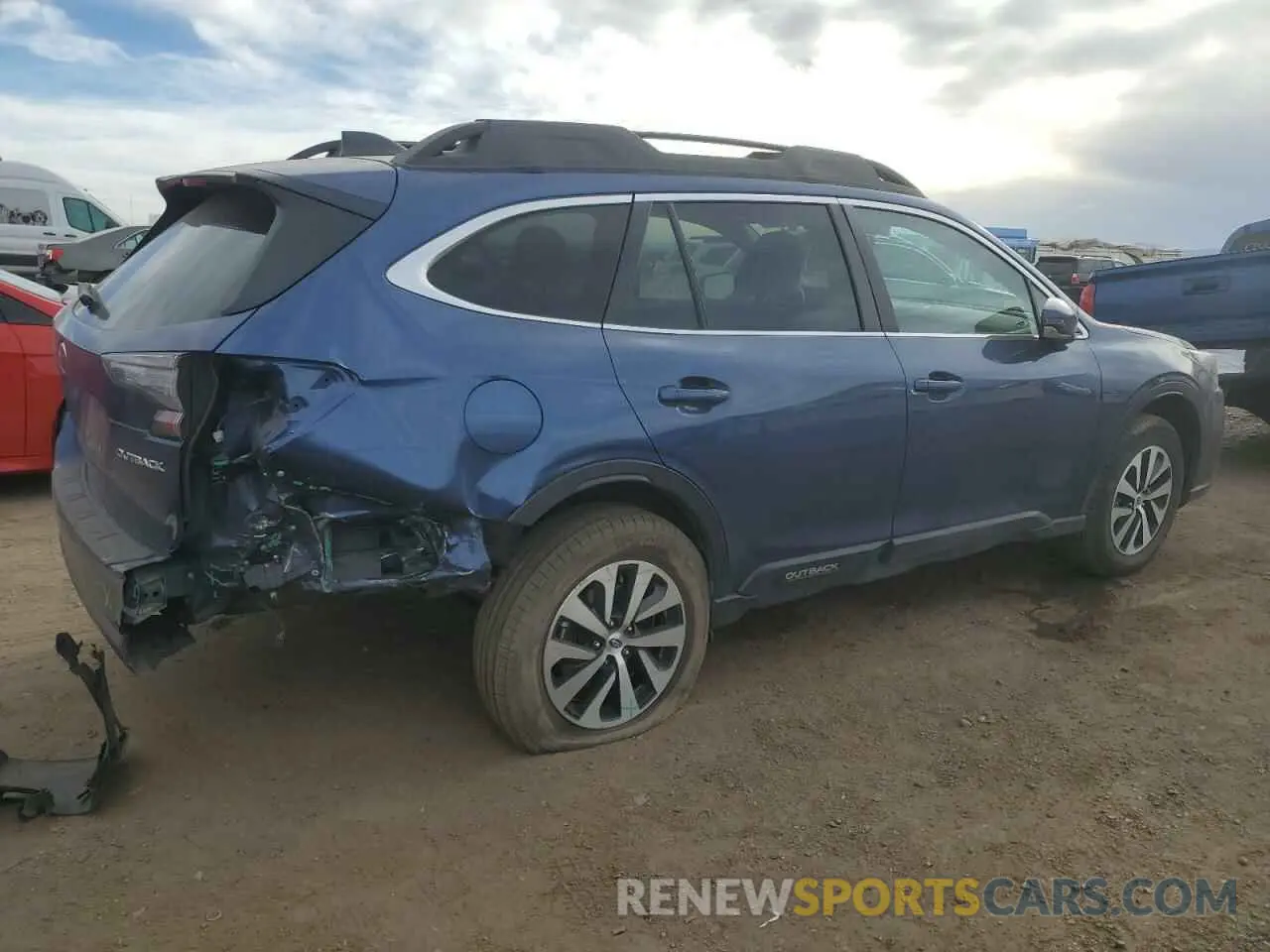 3 Photograph of a damaged car 4S4BTADC5M3108205 SUBARU OUTBACK 2021