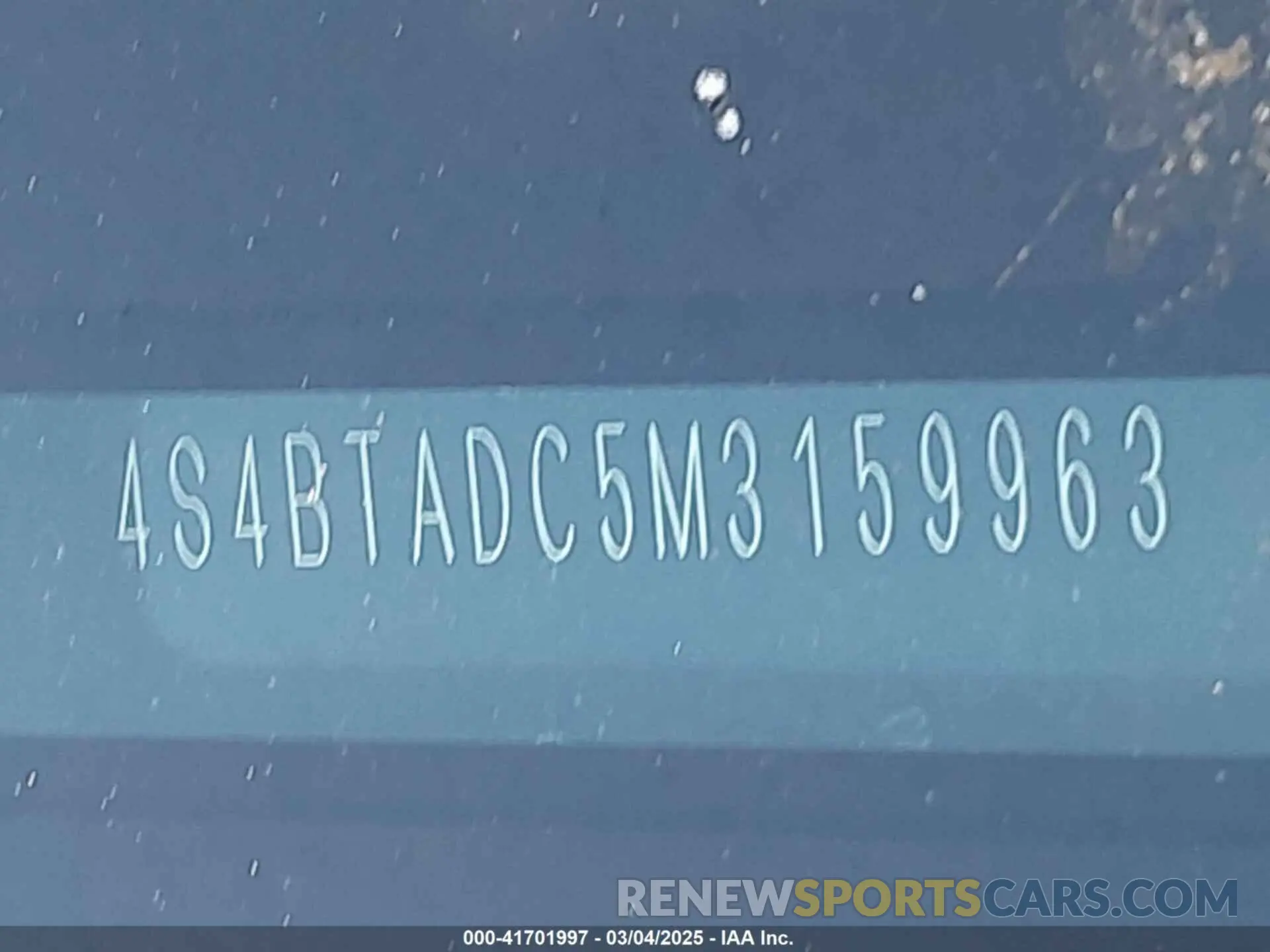 9 Photograph of a damaged car 4S4BTADC5M3159963 SUBARU OUTBACK 2021