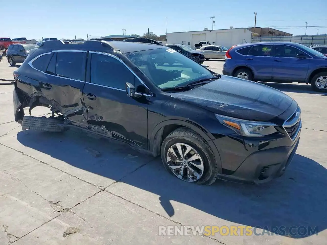 4 Photograph of a damaged car 4S4BTADC5M3163351 SUBARU OUTBACK 2021